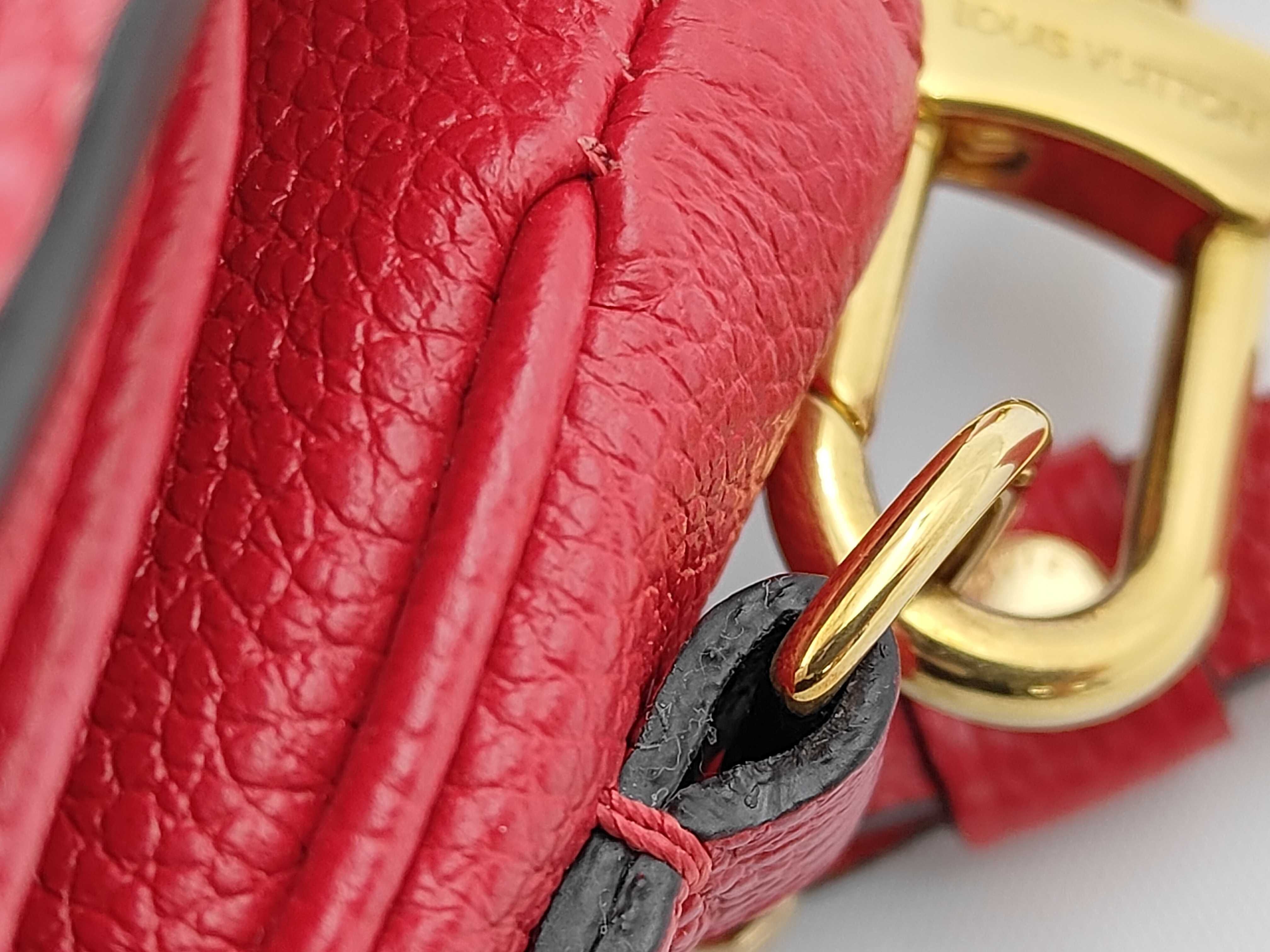 Pochette Métis MM Monogram Empreinte M41488 Red Gold Hardware Shoulder Strap Original Box Dust Bag Shoulder Bag — view 6