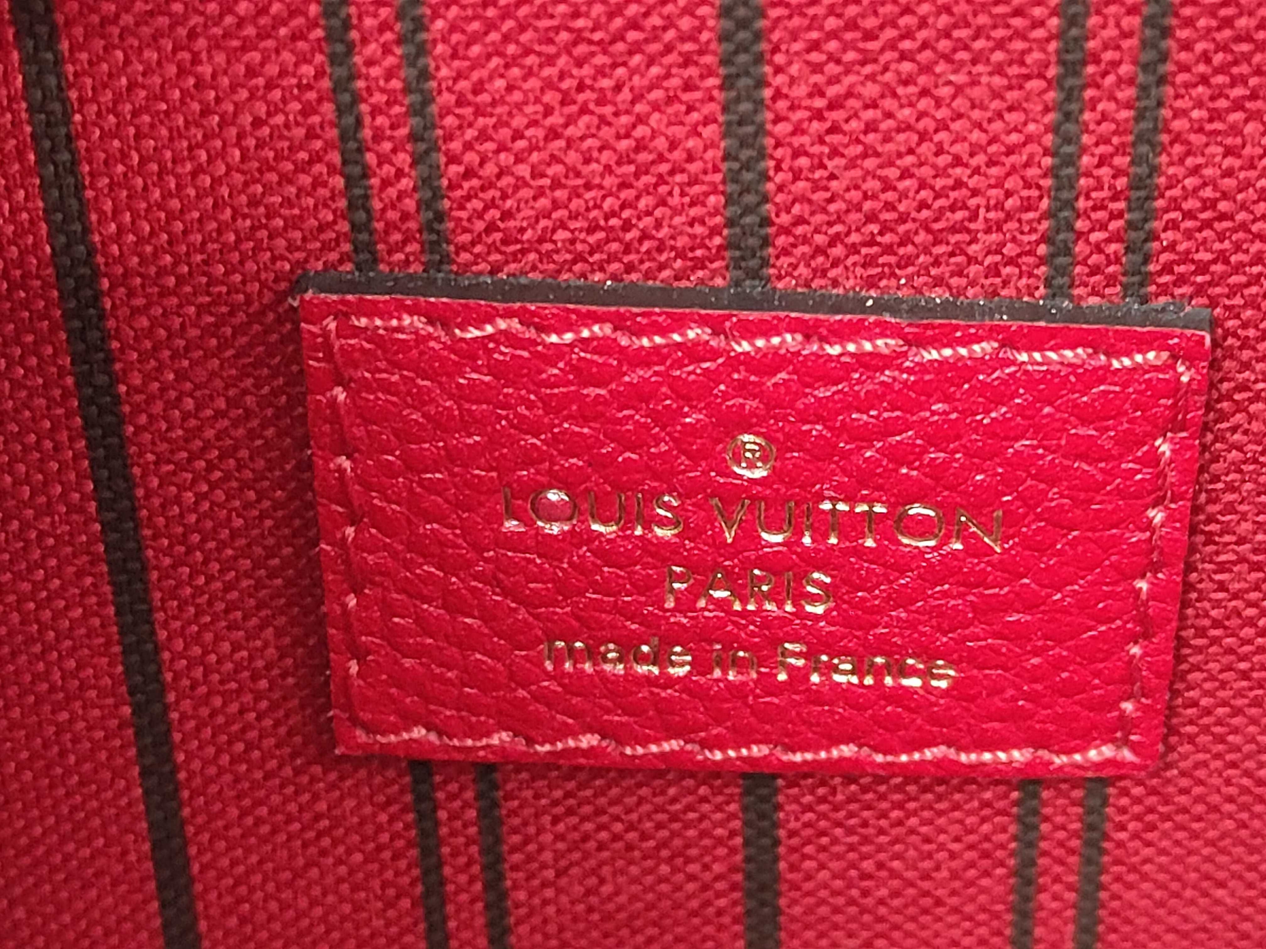 Pochette Métis MM Monogram Empreinte M41488 Red Gold Hardware Shoulder Strap Original Box Dust Bag Shoulder Bag — view 9