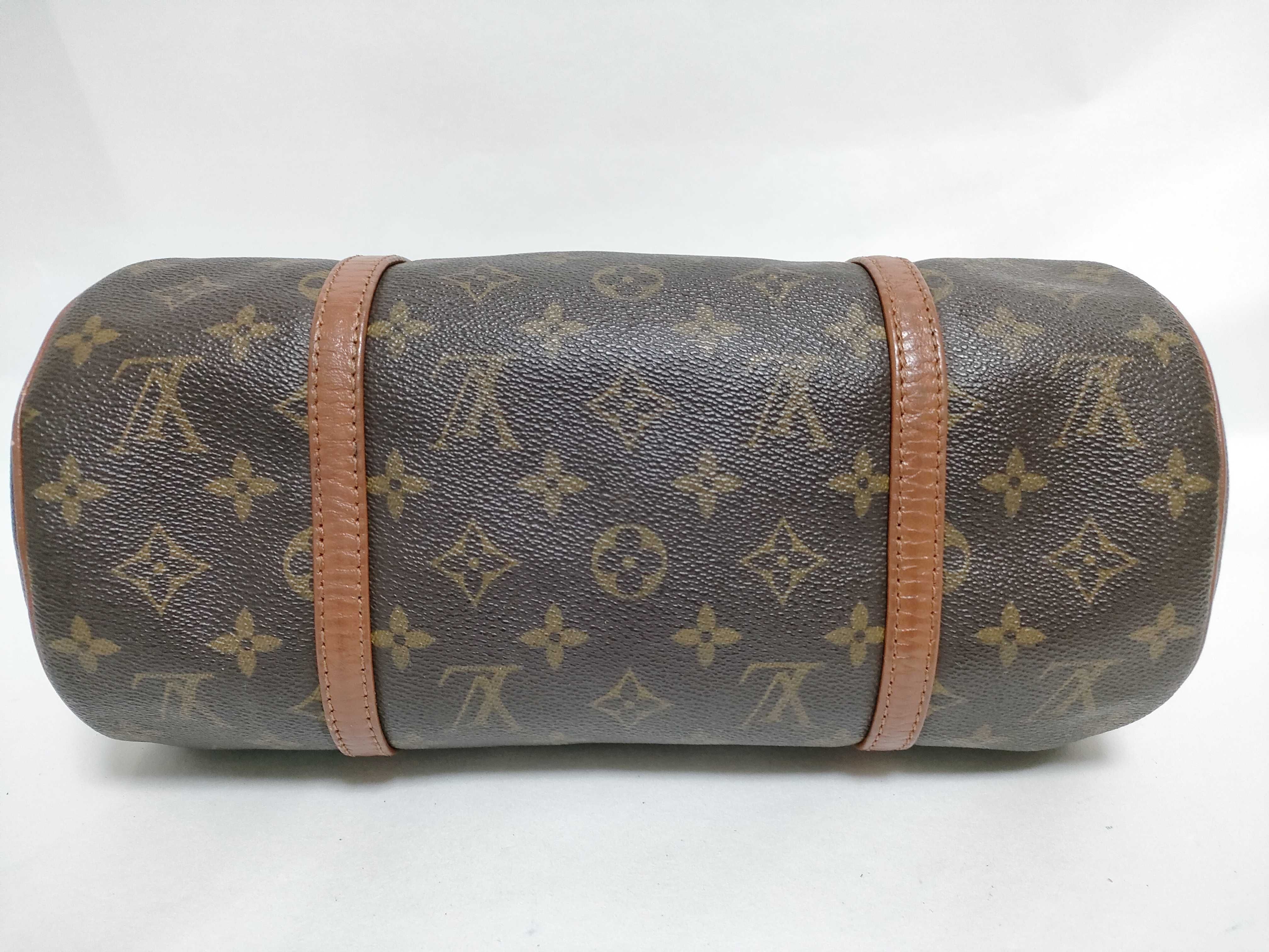 Monogram Louis Vuitton Papillon 30 Handbag with Pouch — view 8
