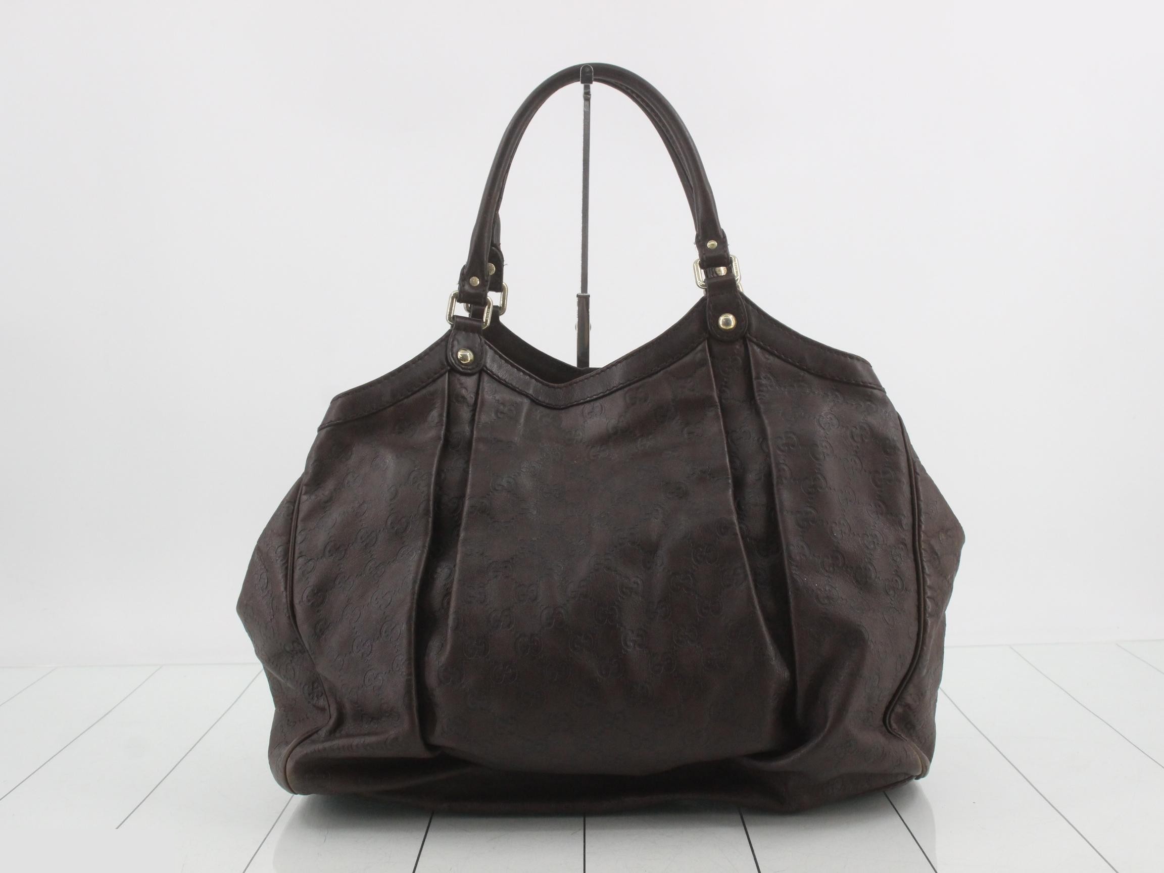 Guccissima Sukey Tote Bag with Braided Handles and GG Charm — view 2
