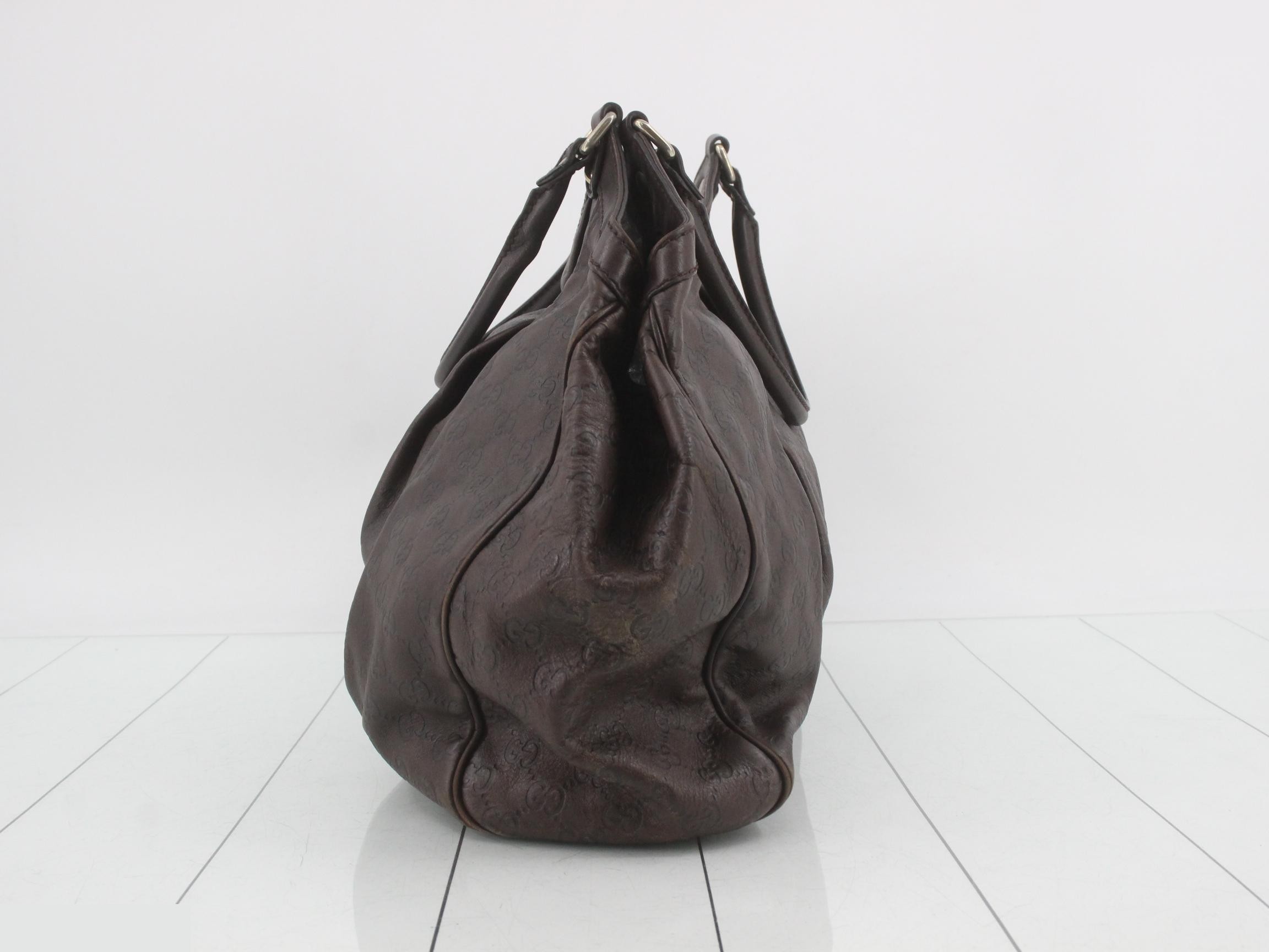Guccissima Sukey Tote Bag with Braided Handles and GG Charm — view 3