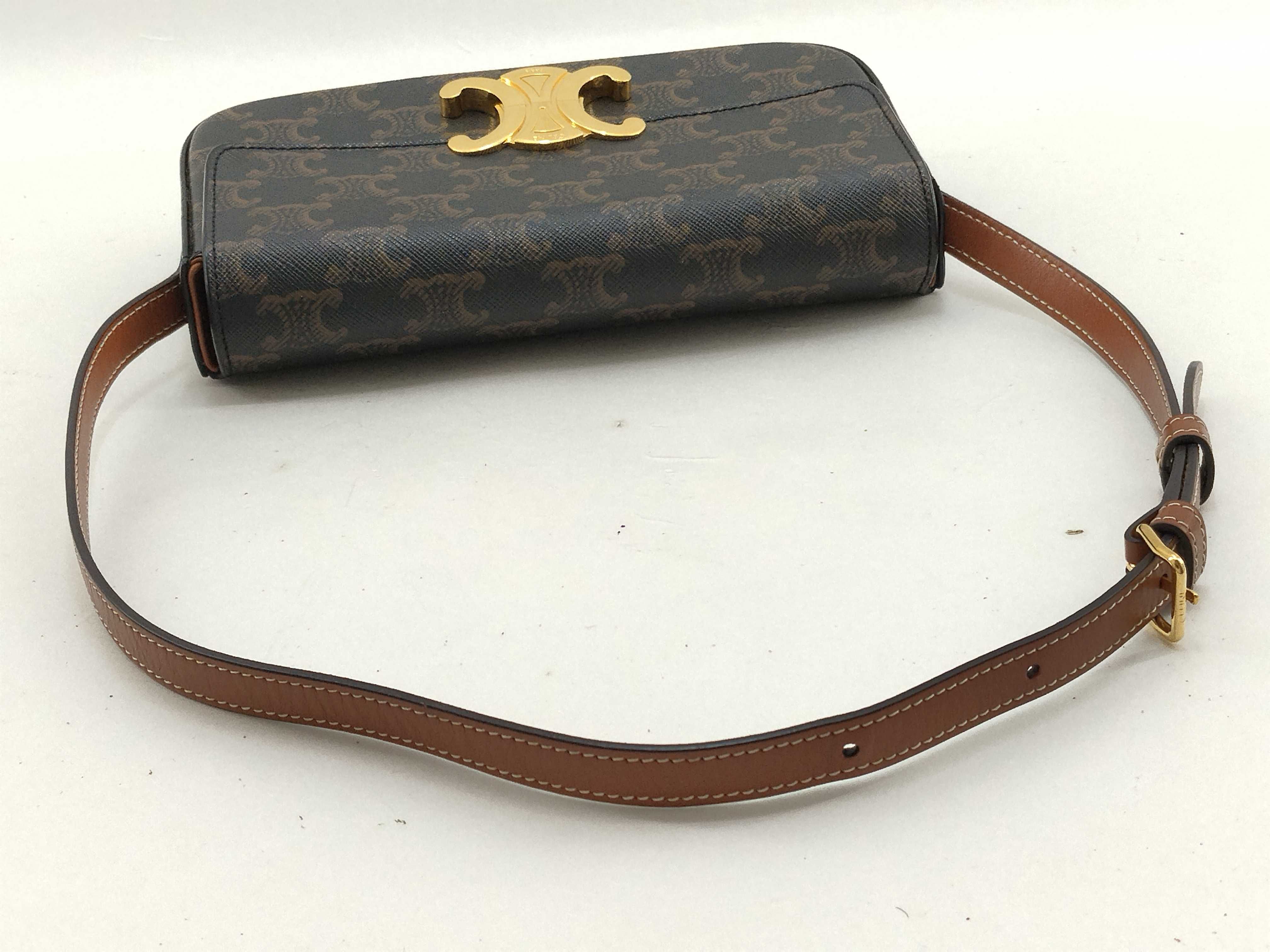 Triomphe Claude Shoulder Bag — view 7
