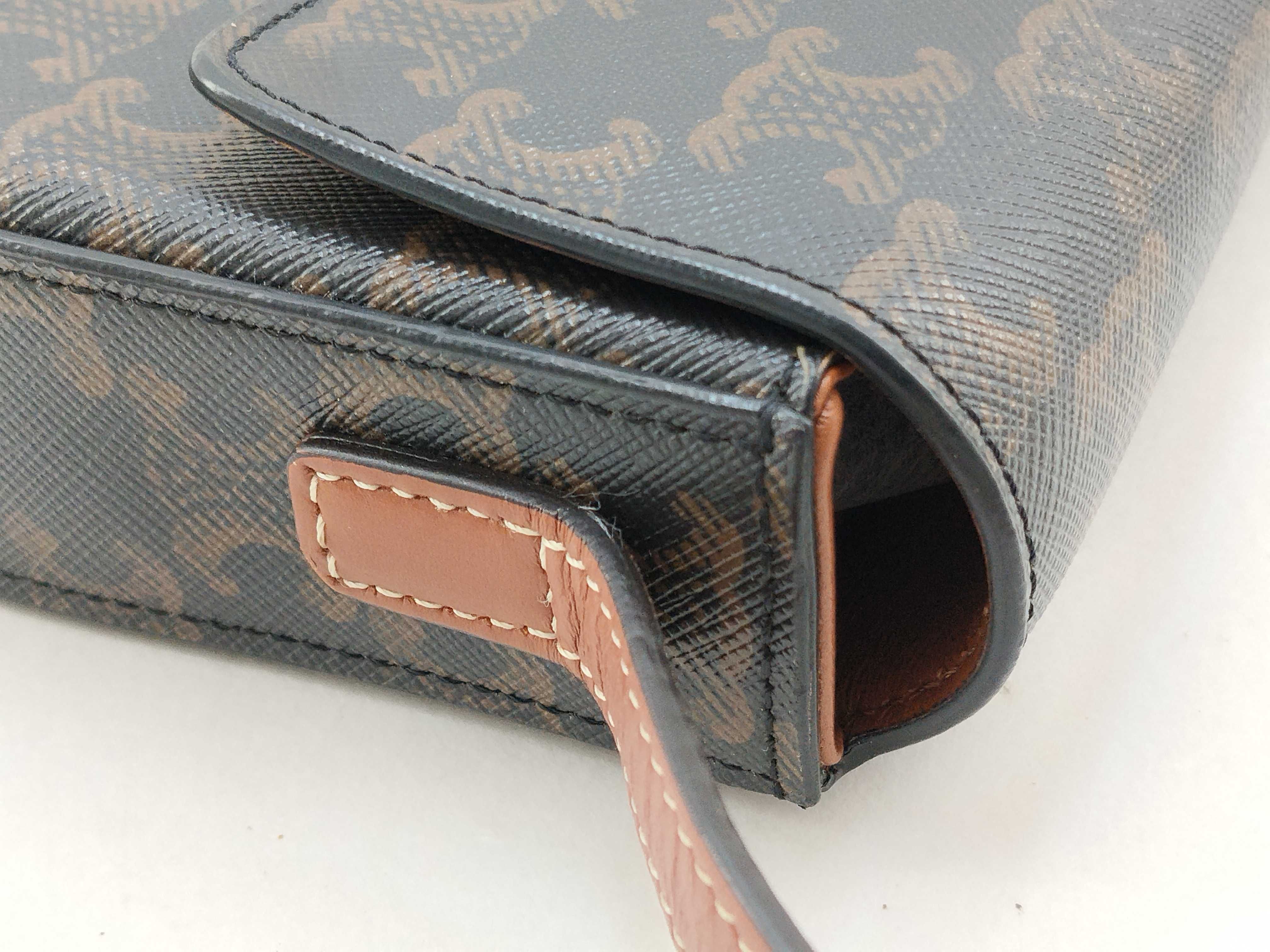 Triomphe Claude Shoulder Bag — view 8