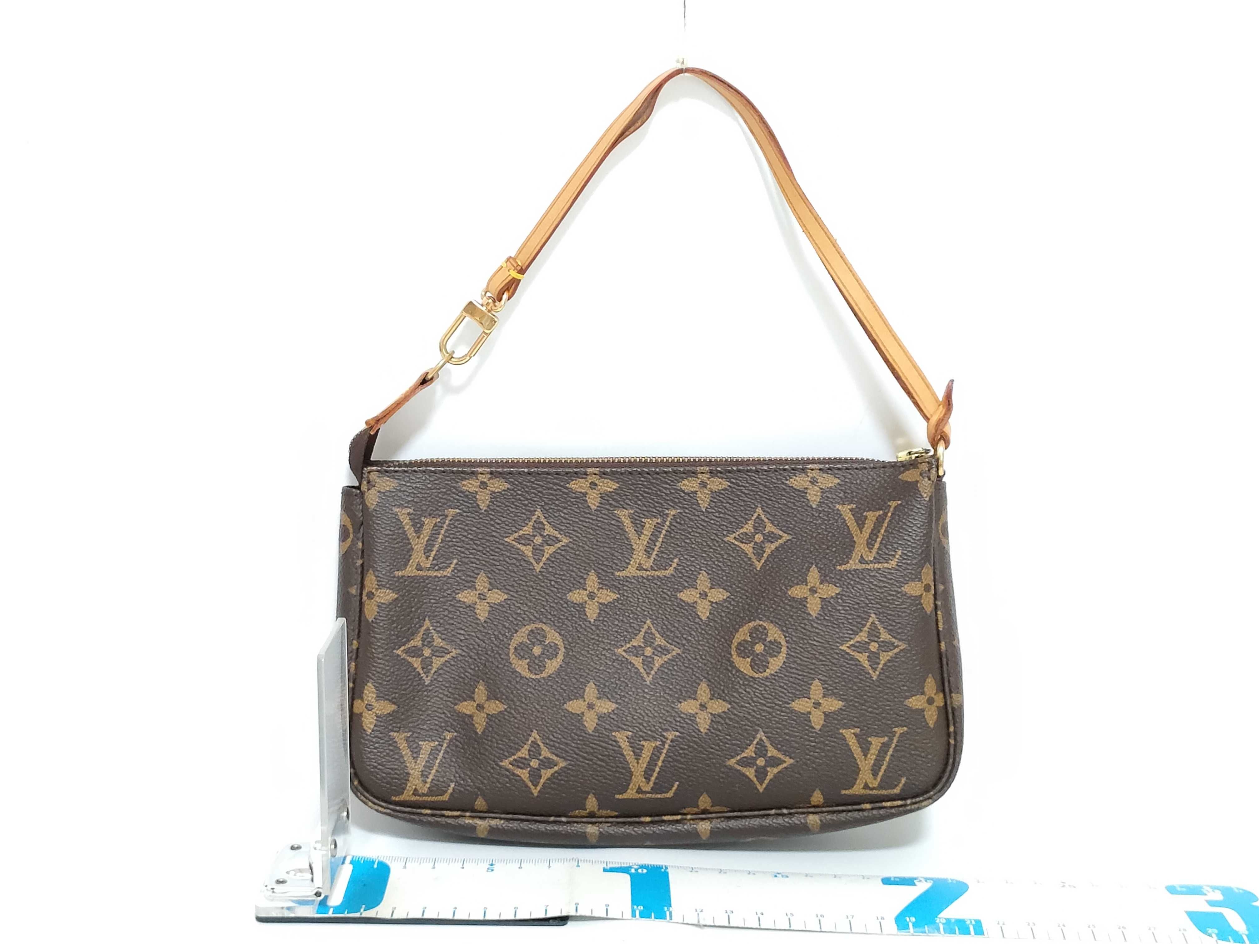 Monogram Pochette Accessoires M51980 AR0968 Brown Pouch — view 2