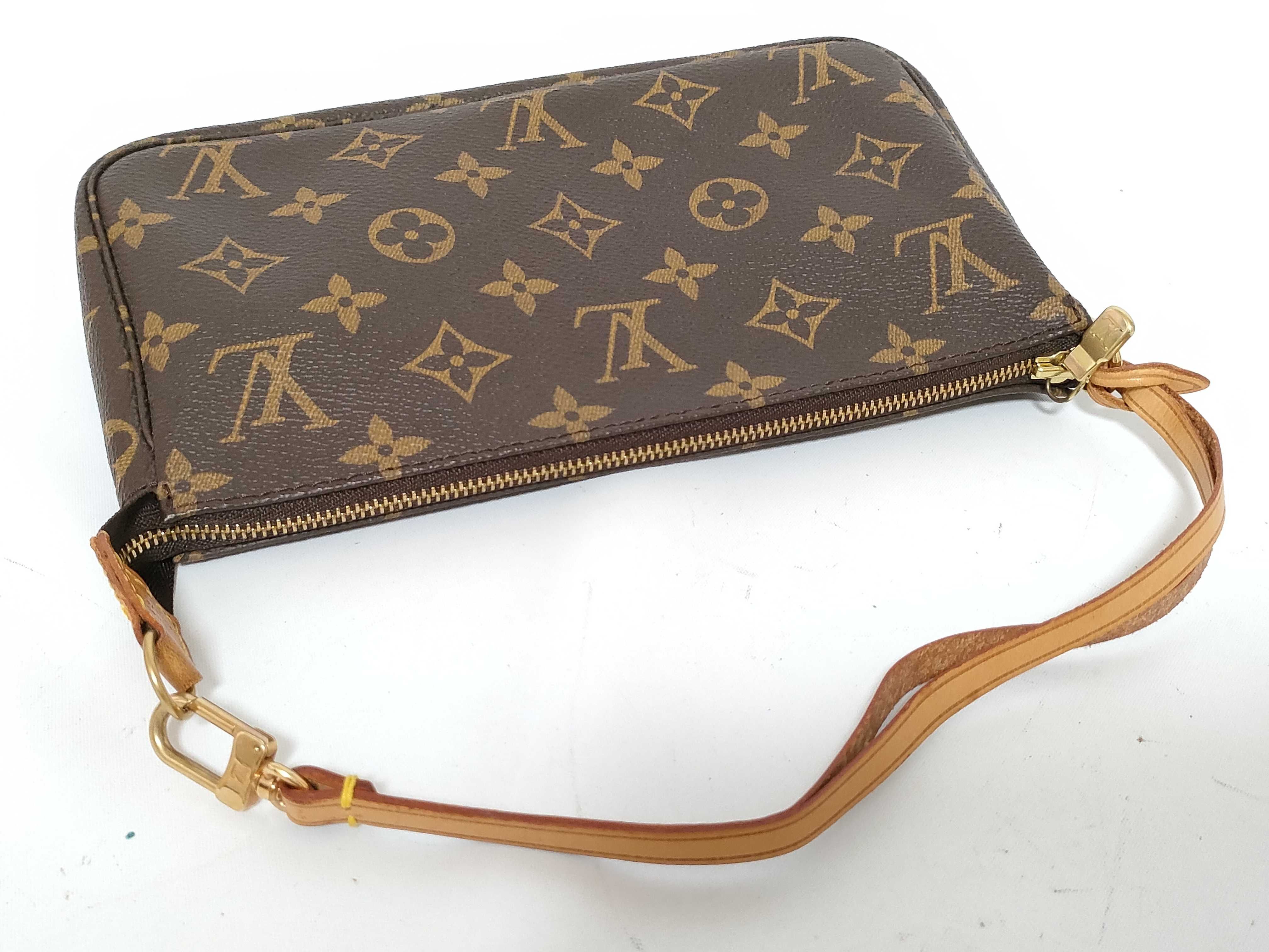 Monogram Pochette Accessoires M51980 AR0968 Brown Pouch — view 3
