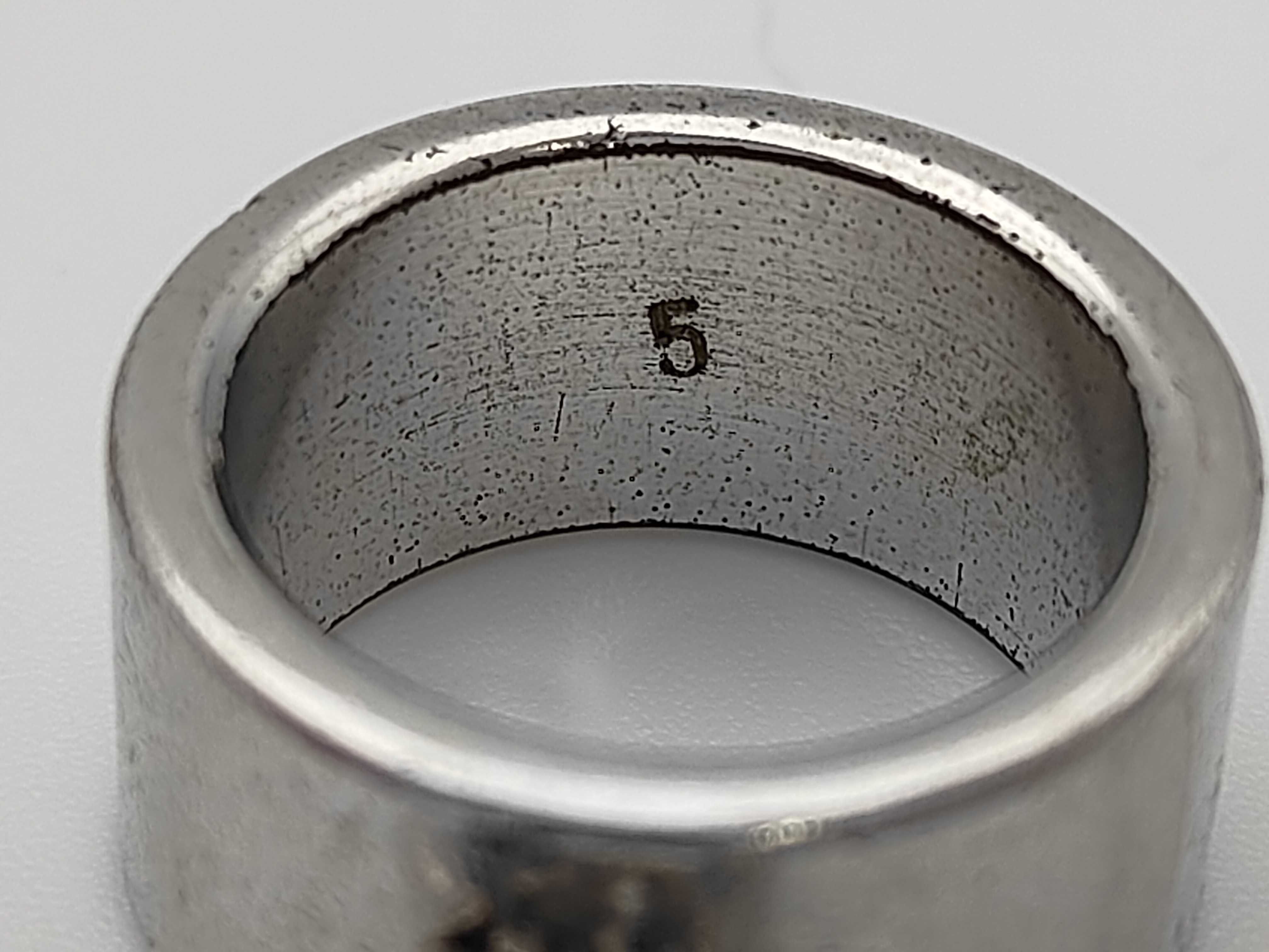 Christian BIC Logo Plate Silver Ring — view 7