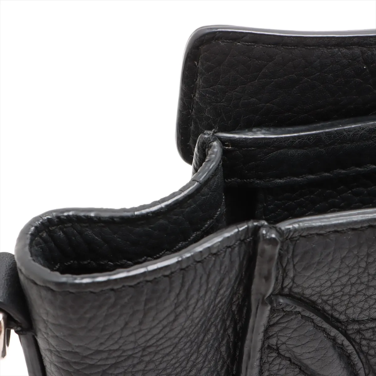 Luggage Nano Shopper Leather 2WAY Handbag Black — view 11