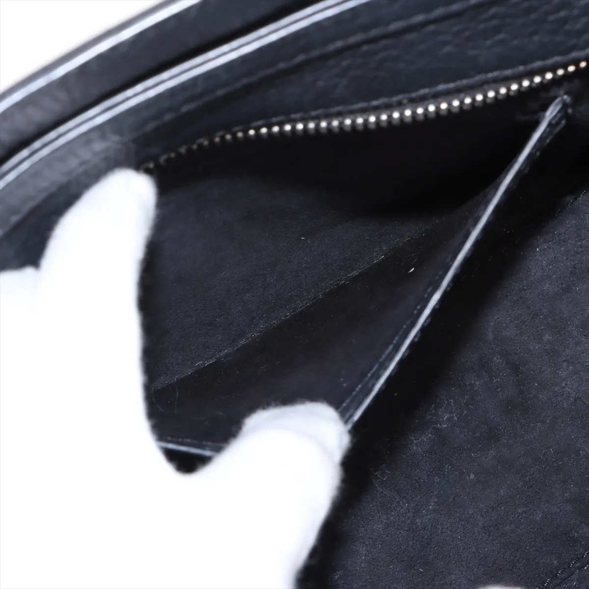 Luggage Nano Shopper Leather 2WAY Handbag Black — view 9