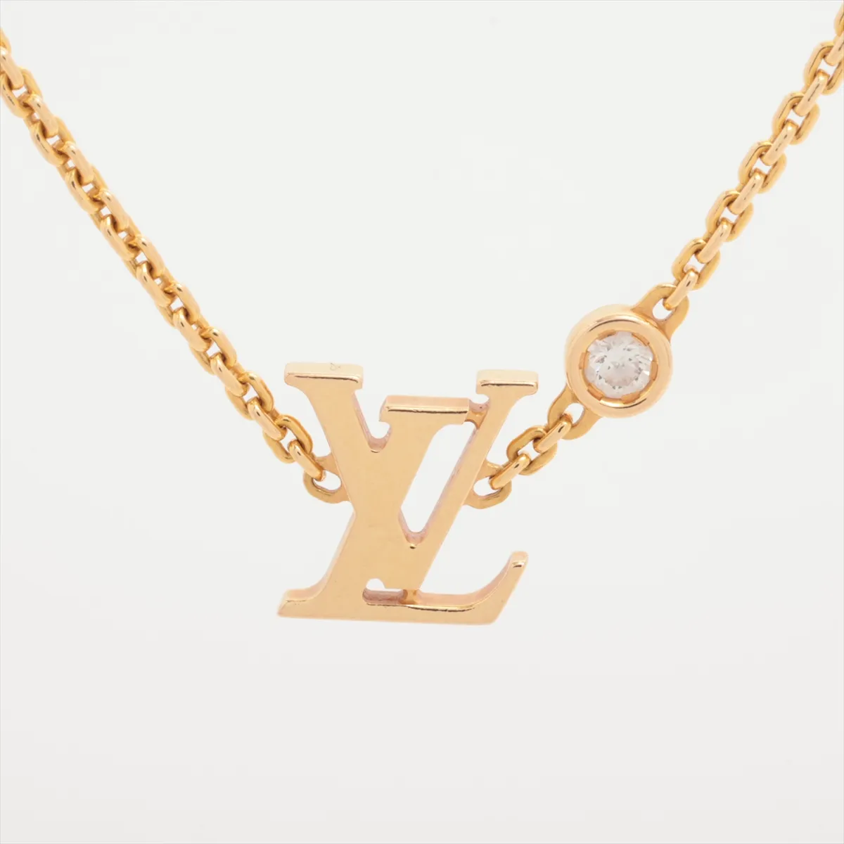 Pendant Idylle Blossom LV Diamond Necklace 750 (Yellow Gold) 4.1g F04468 Metal