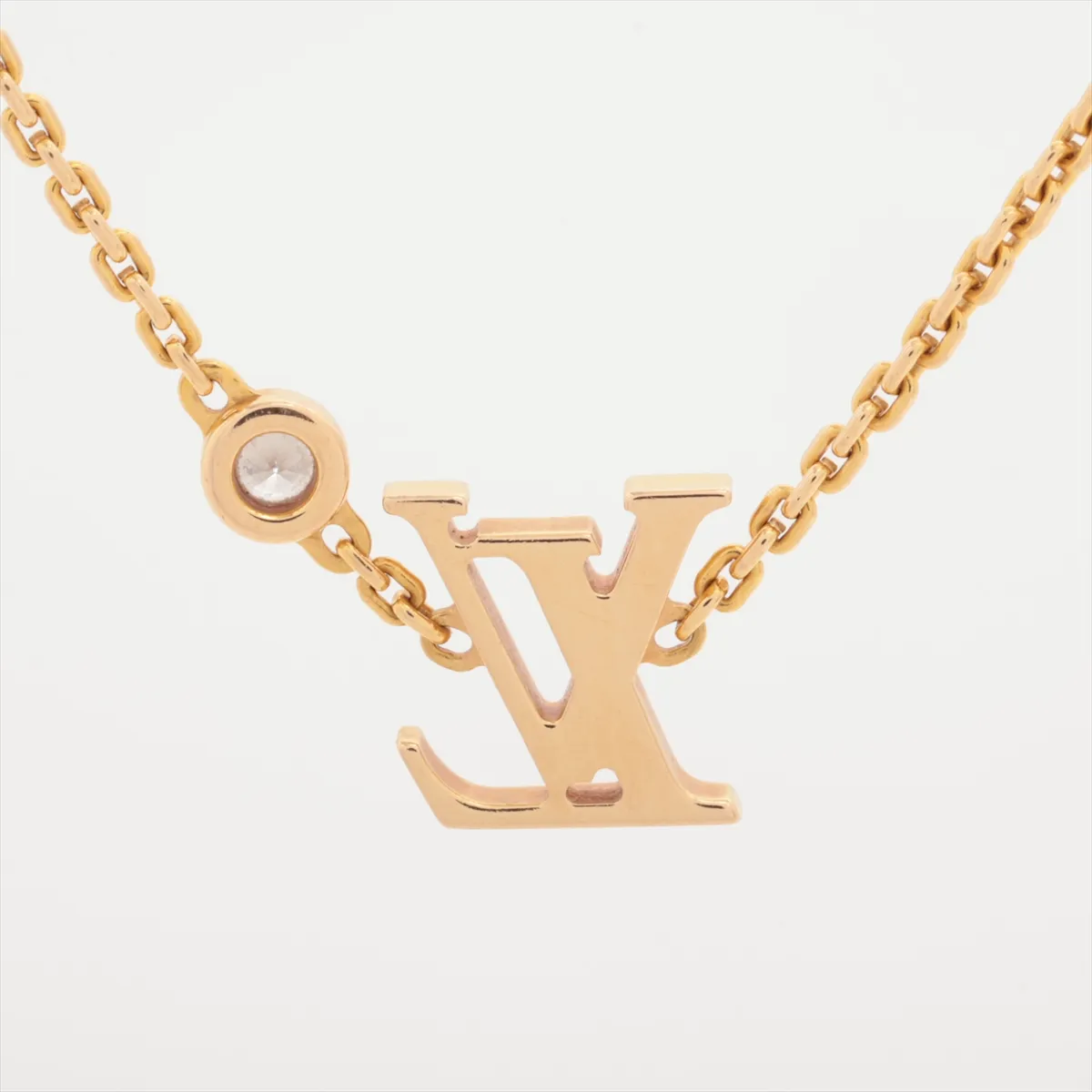Pendant Idylle Blossom LV Diamond Necklace 750 (Yellow Gold) 4.1g F04468 Metal — view 2