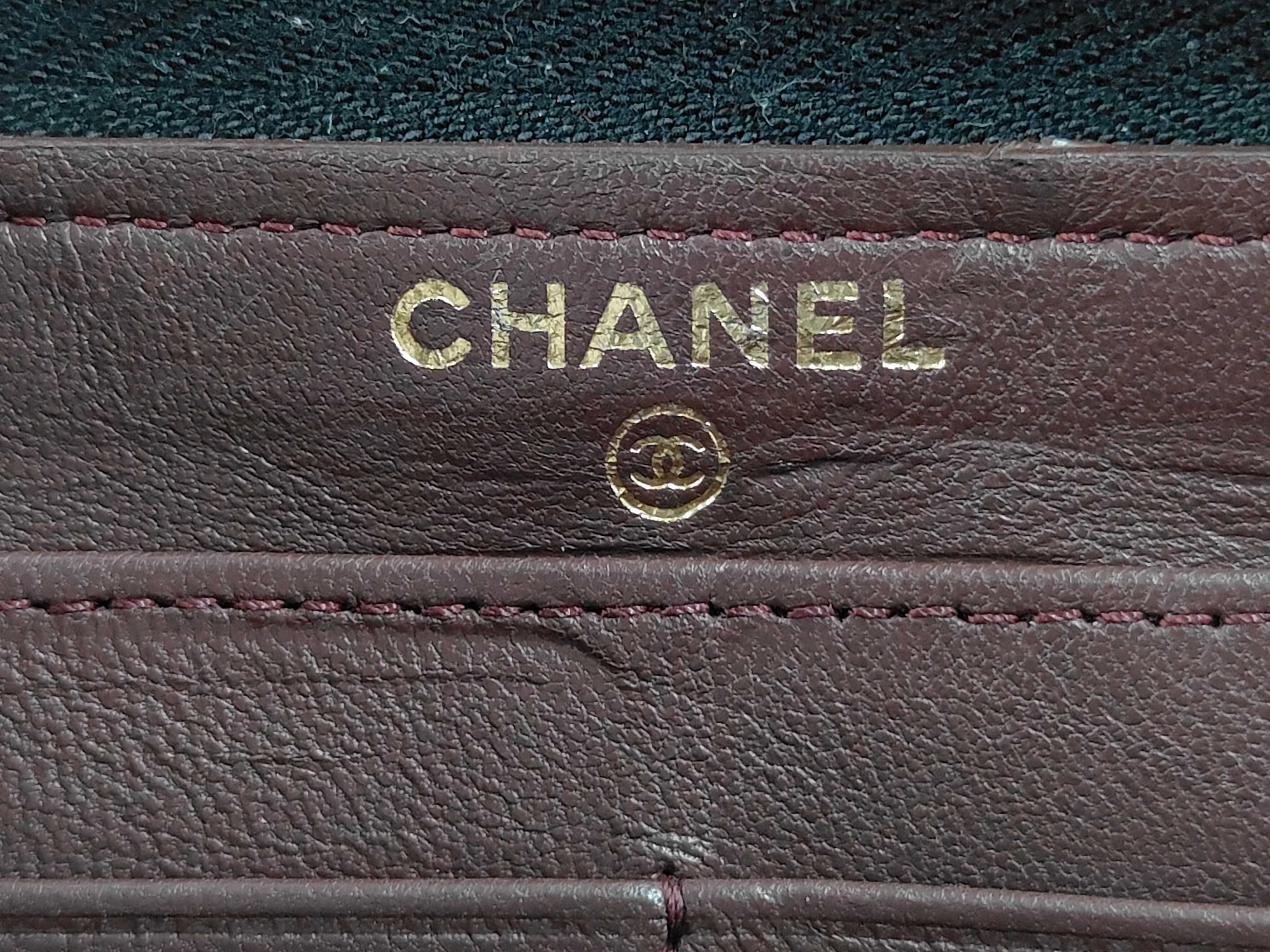 Matelassé Lambskin Long Wallet, Black, Serial Number 28 — view 5