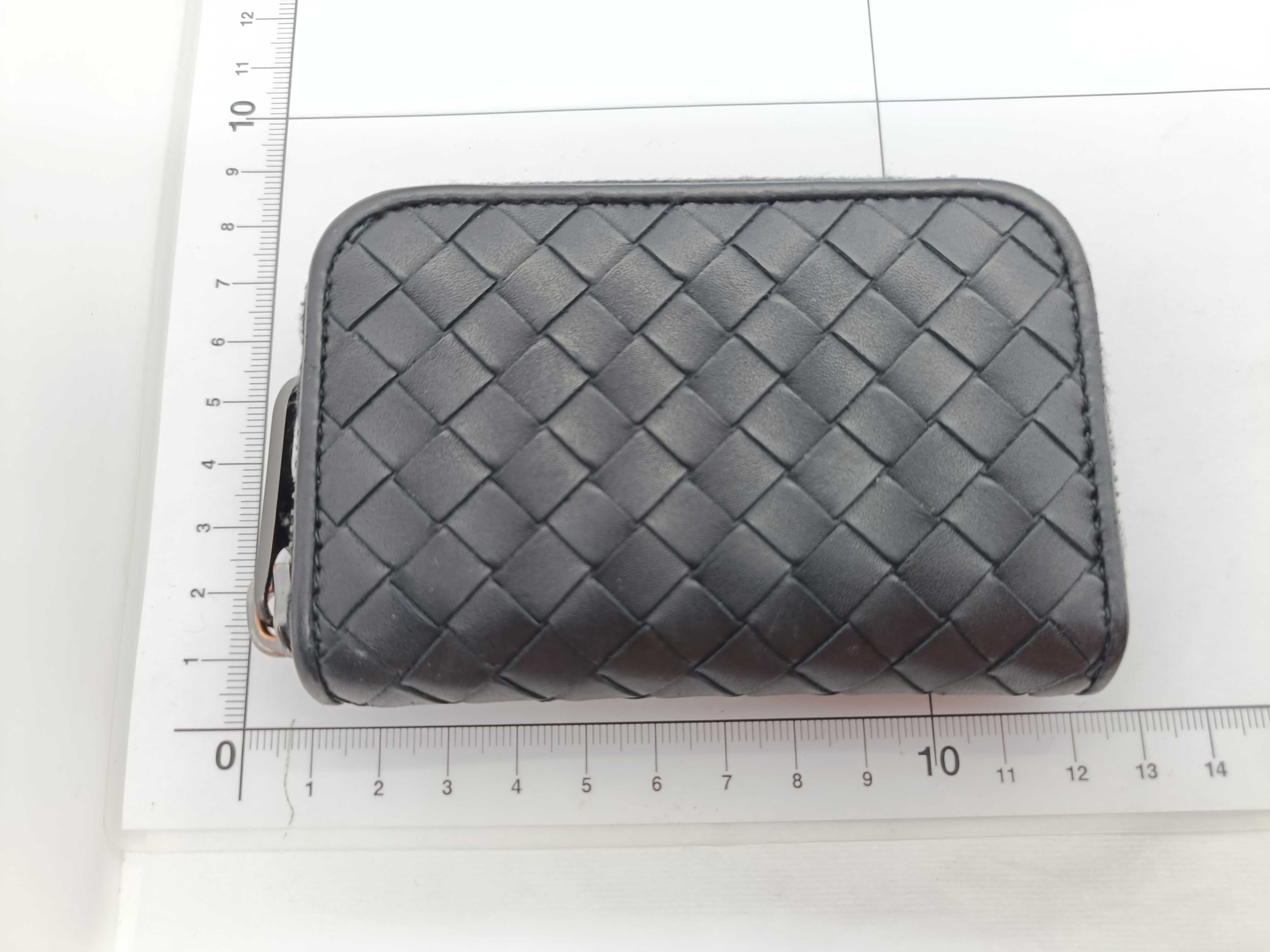 Intrecciato Coin Purse Coin Case Box with Storage Bag Coin Case — view 2