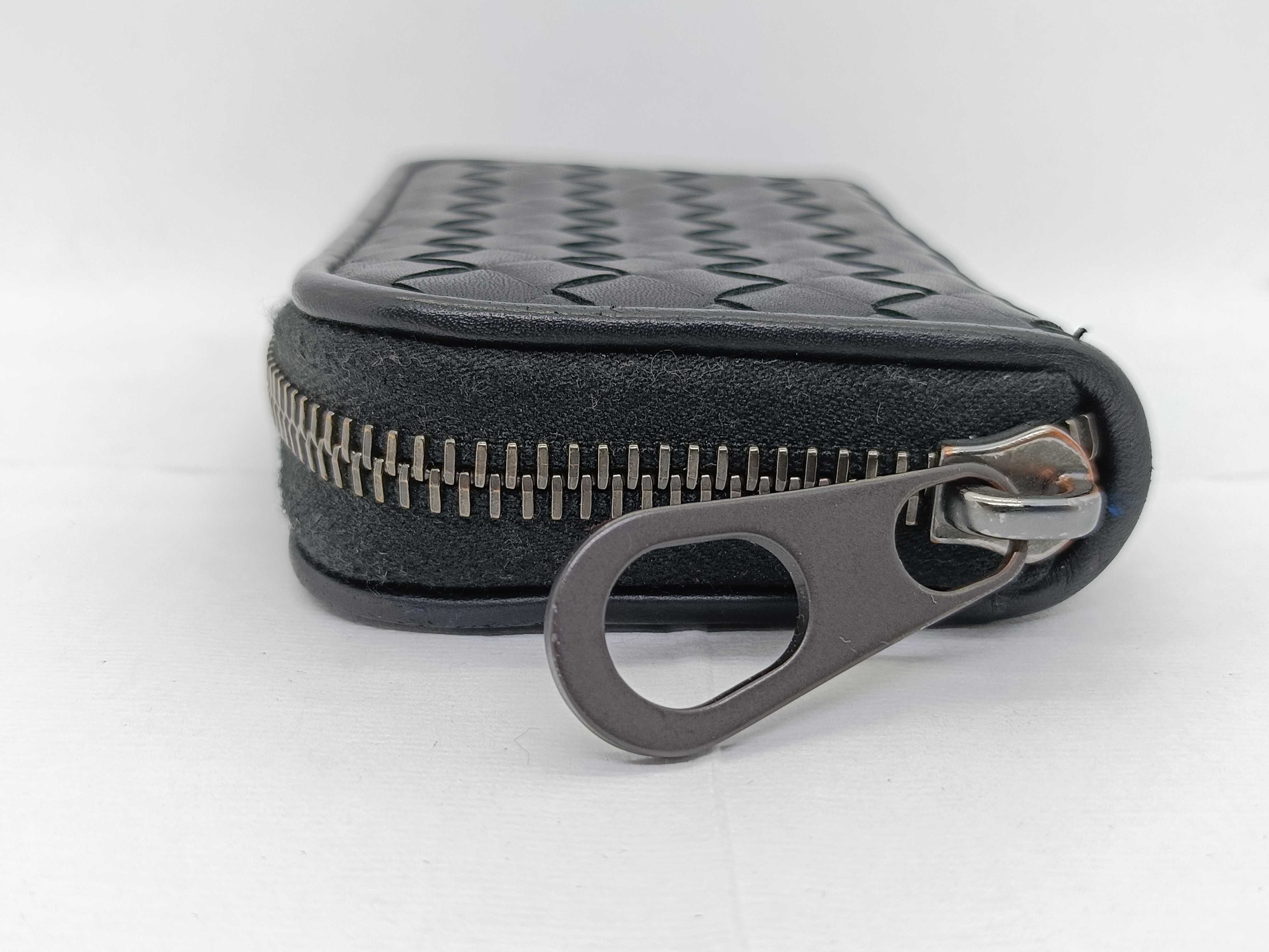 Intrecciato Coin Purse Coin Case Box with Storage Bag Coin Case — view 4