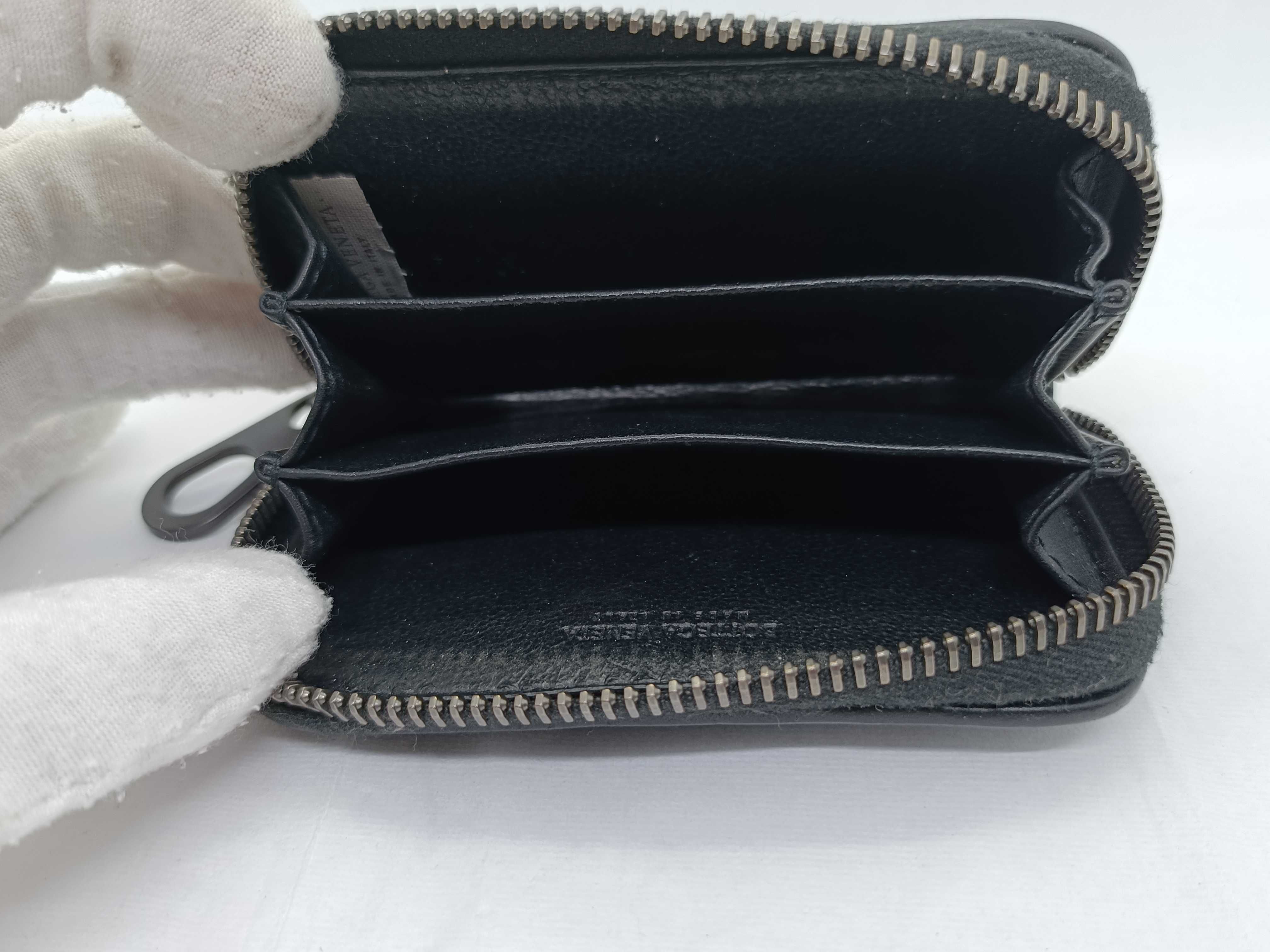 Intrecciato Coin Purse Coin Case Box with Storage Bag Coin Case — view 10