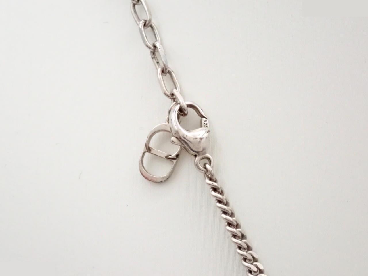 CD motif necklace SV 19.7g chain approx. 55cm — view 2
