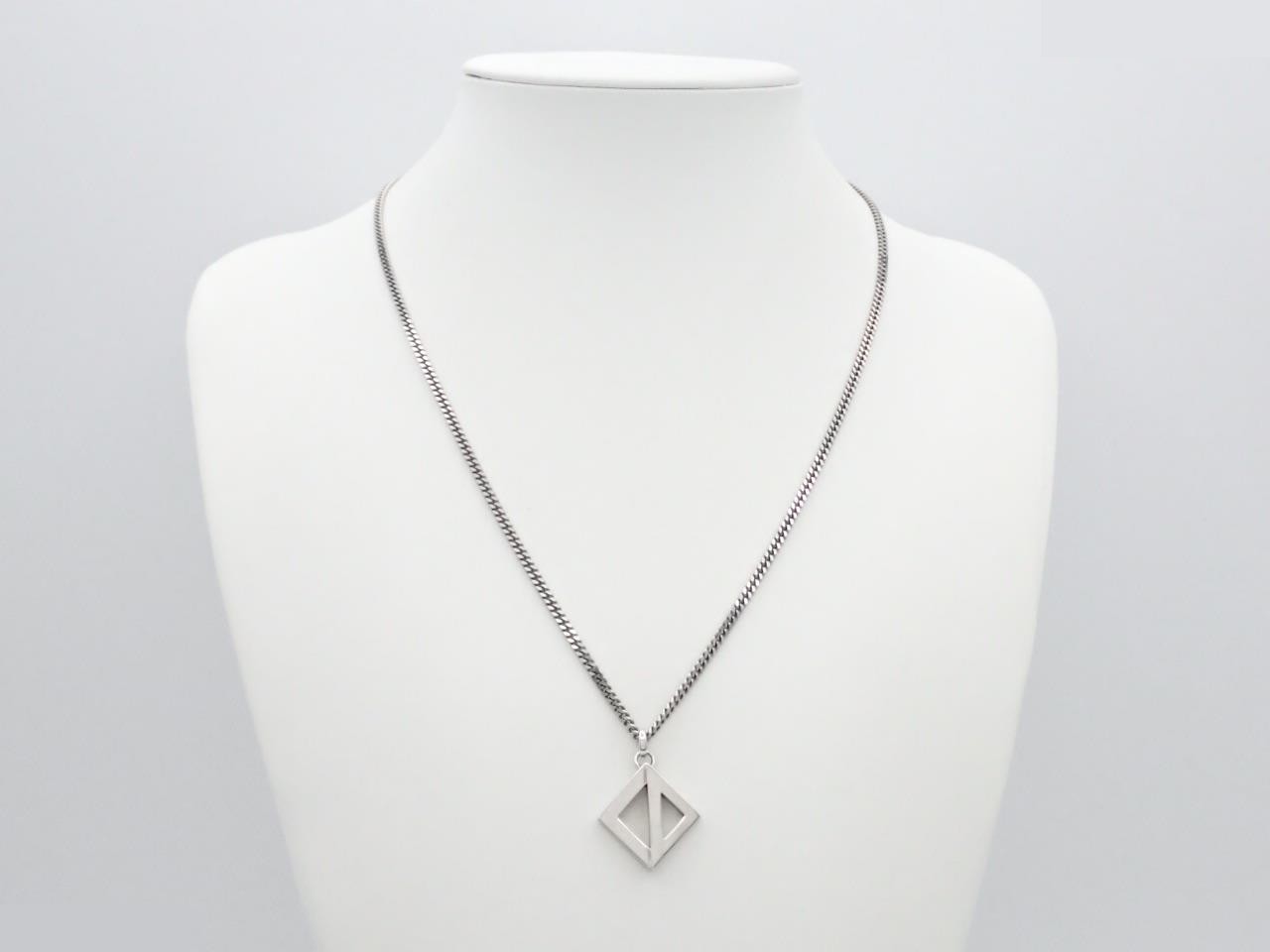 CD motif necklace SV 19.7g chain approx. 55cm — view 3