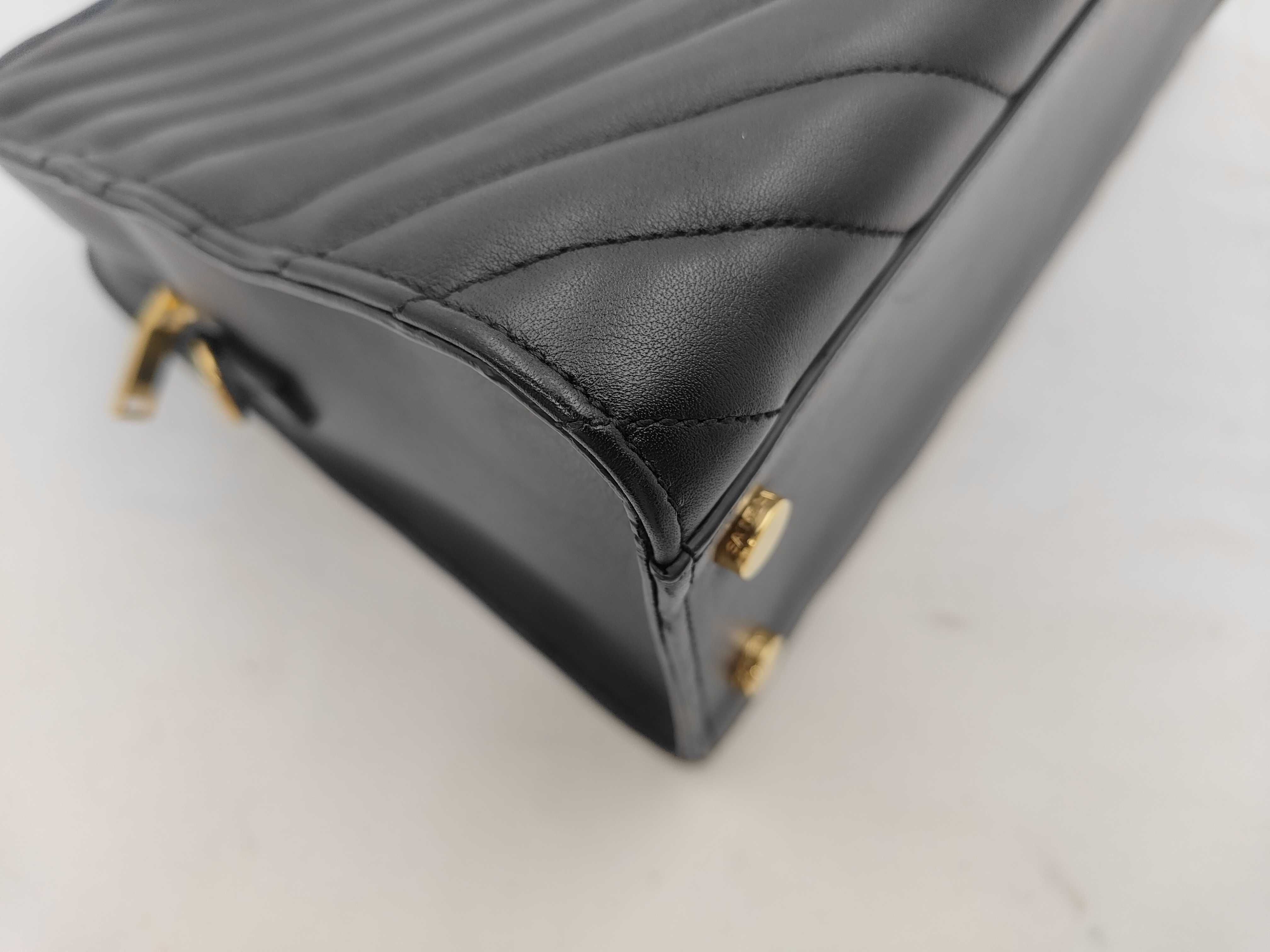 Cabas 2WAY shoulder leather black bag — view 6