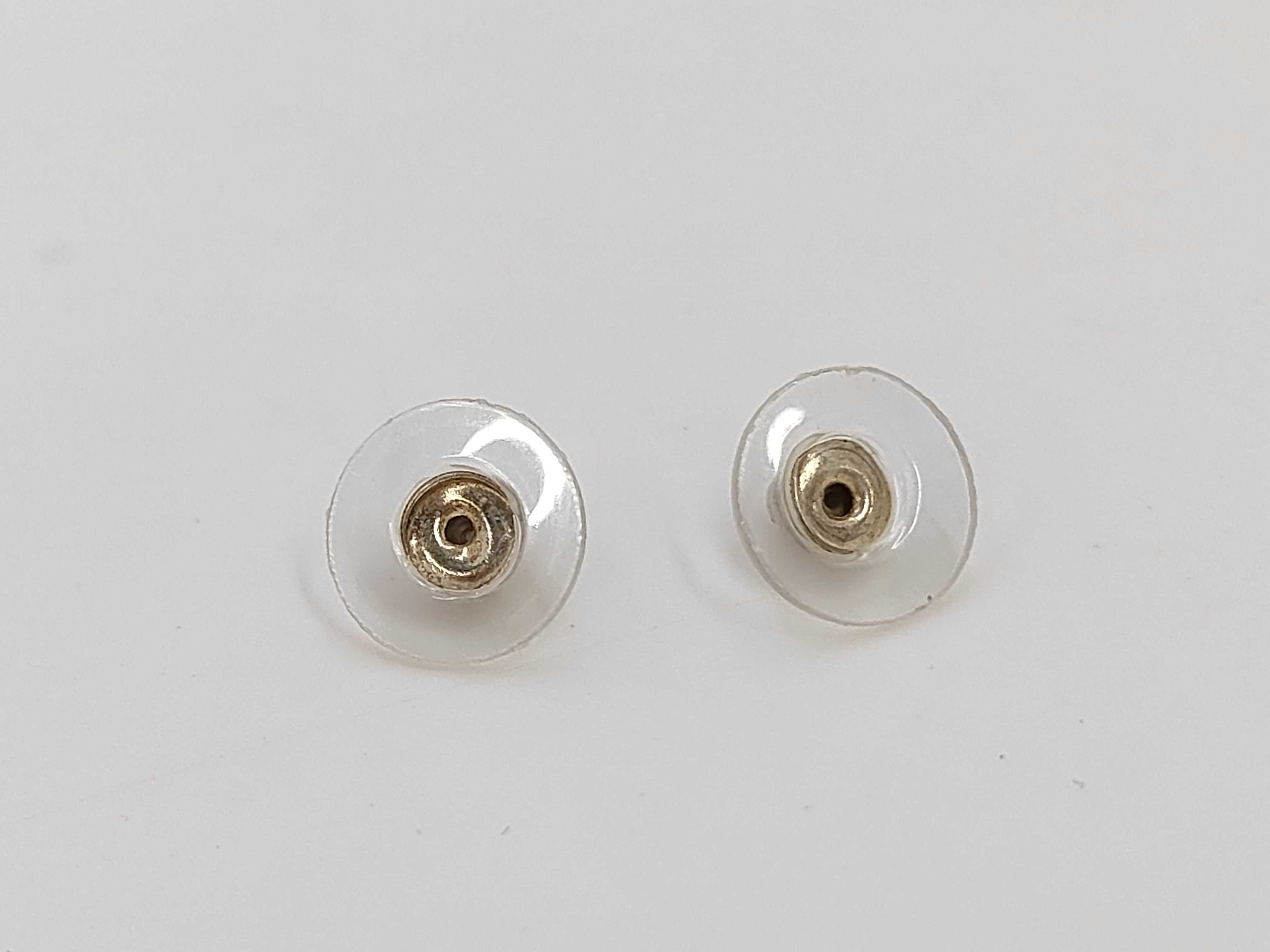 Coco Mark Gold Stone Pearl Earrings — view 6