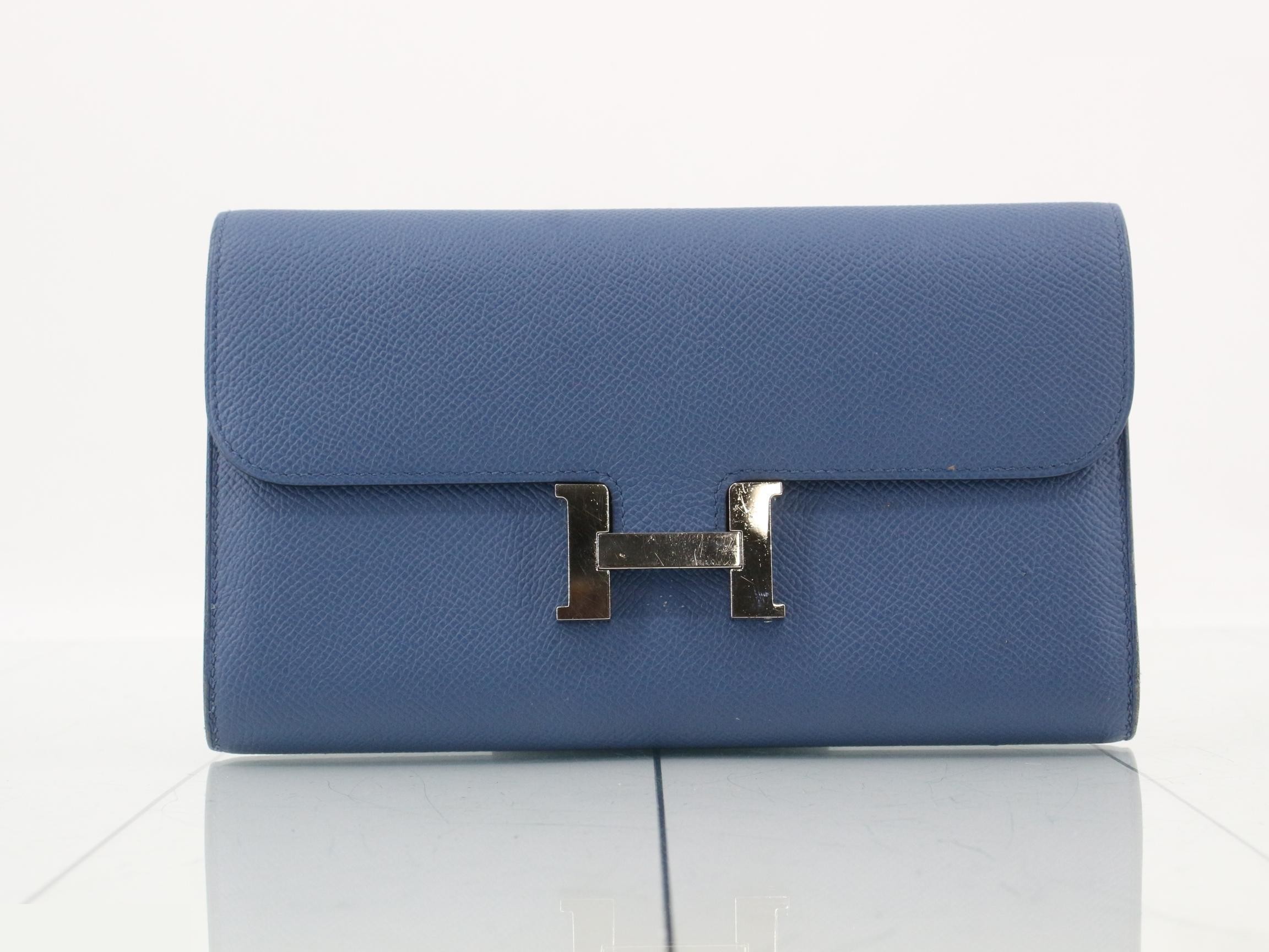 Constance Long Leather Bi-fold Long Wallet