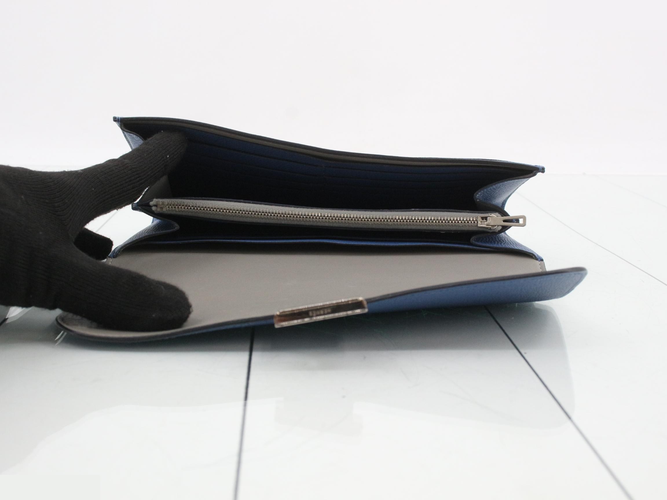 Constance Long Leather Bi-fold Long Wallet — view 4