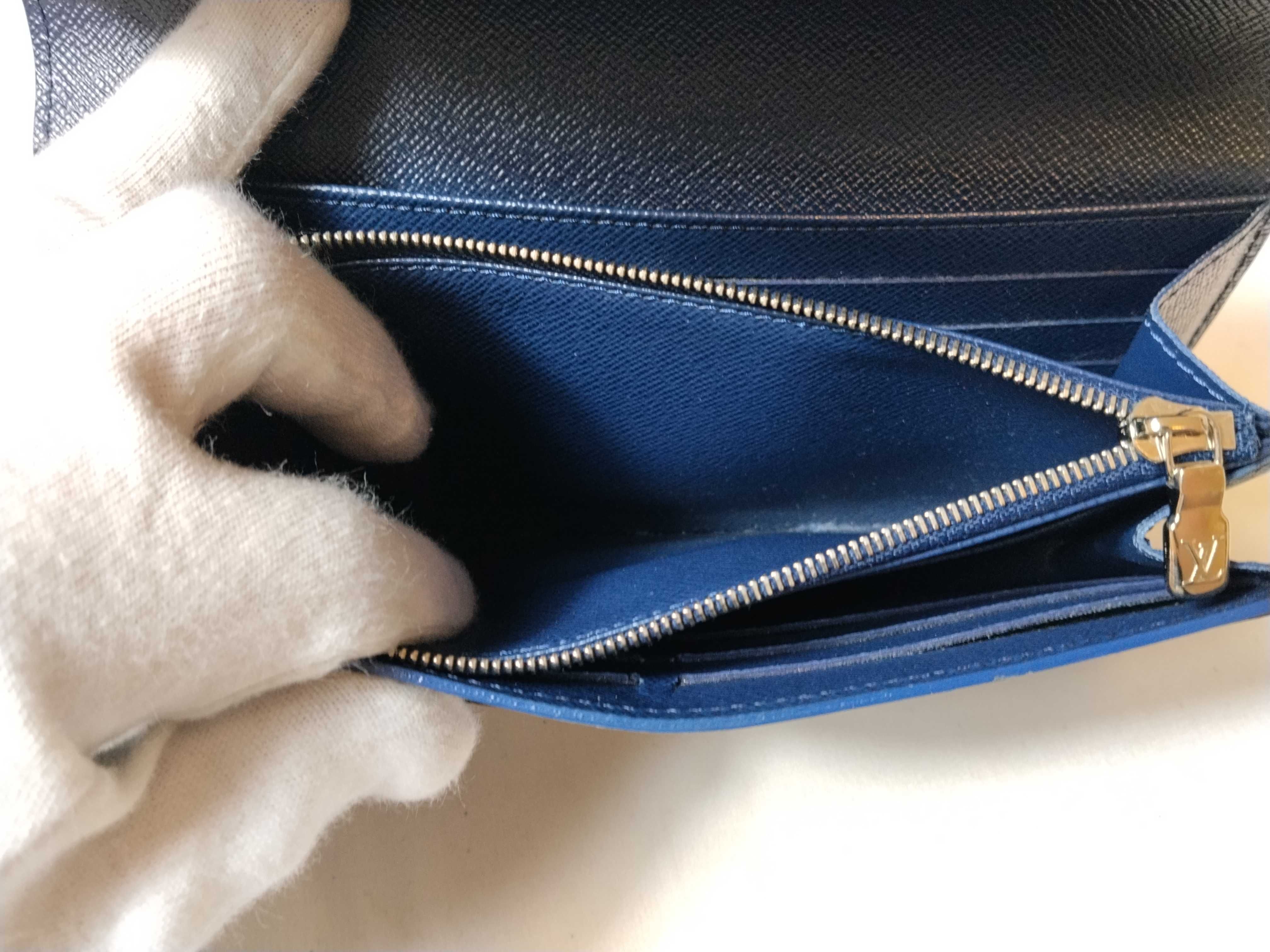 Epi M60585 Portefeuille Sarah Indigo Blue CA1165 Wallet — view 11
