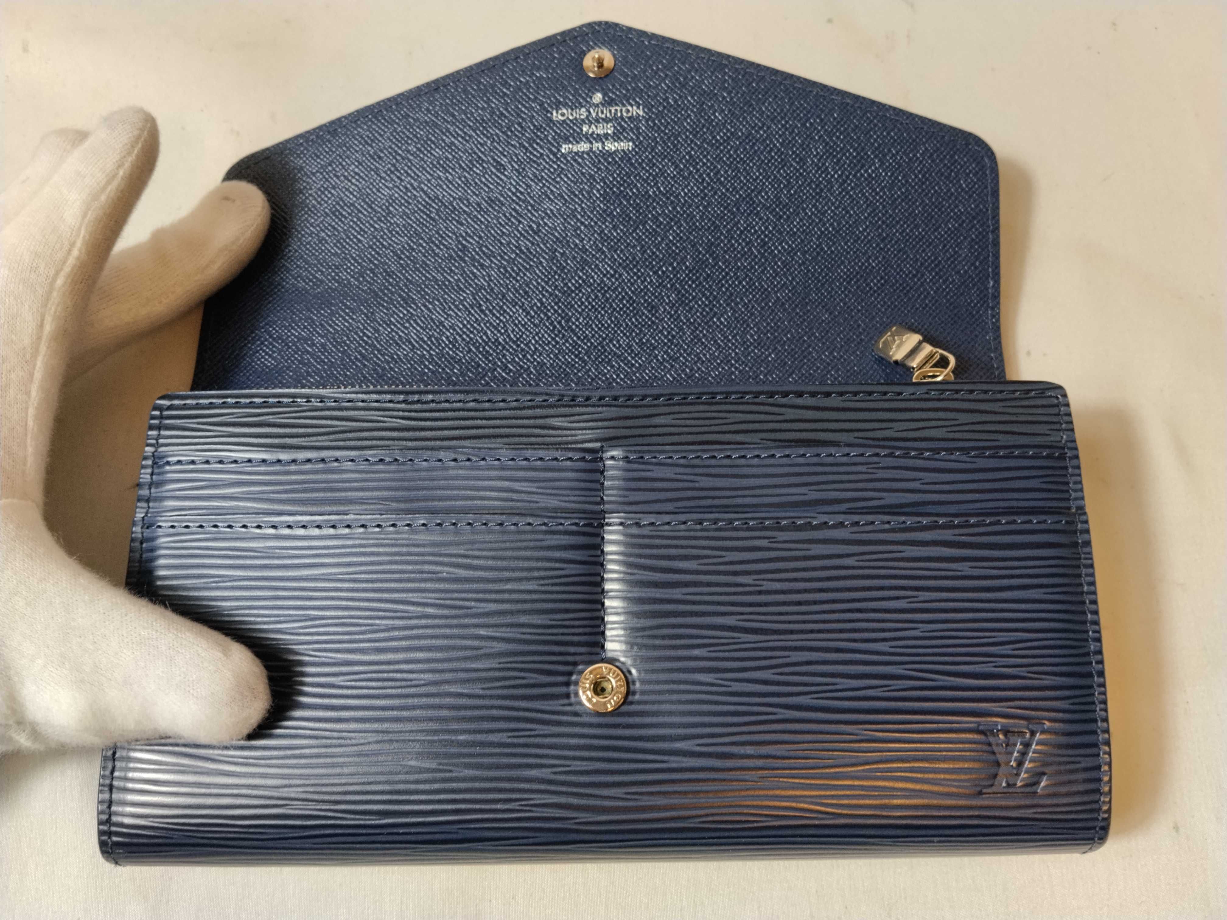 Epi M60585 Portefeuille Sarah Indigo Blue CA1165 Wallet — view 12