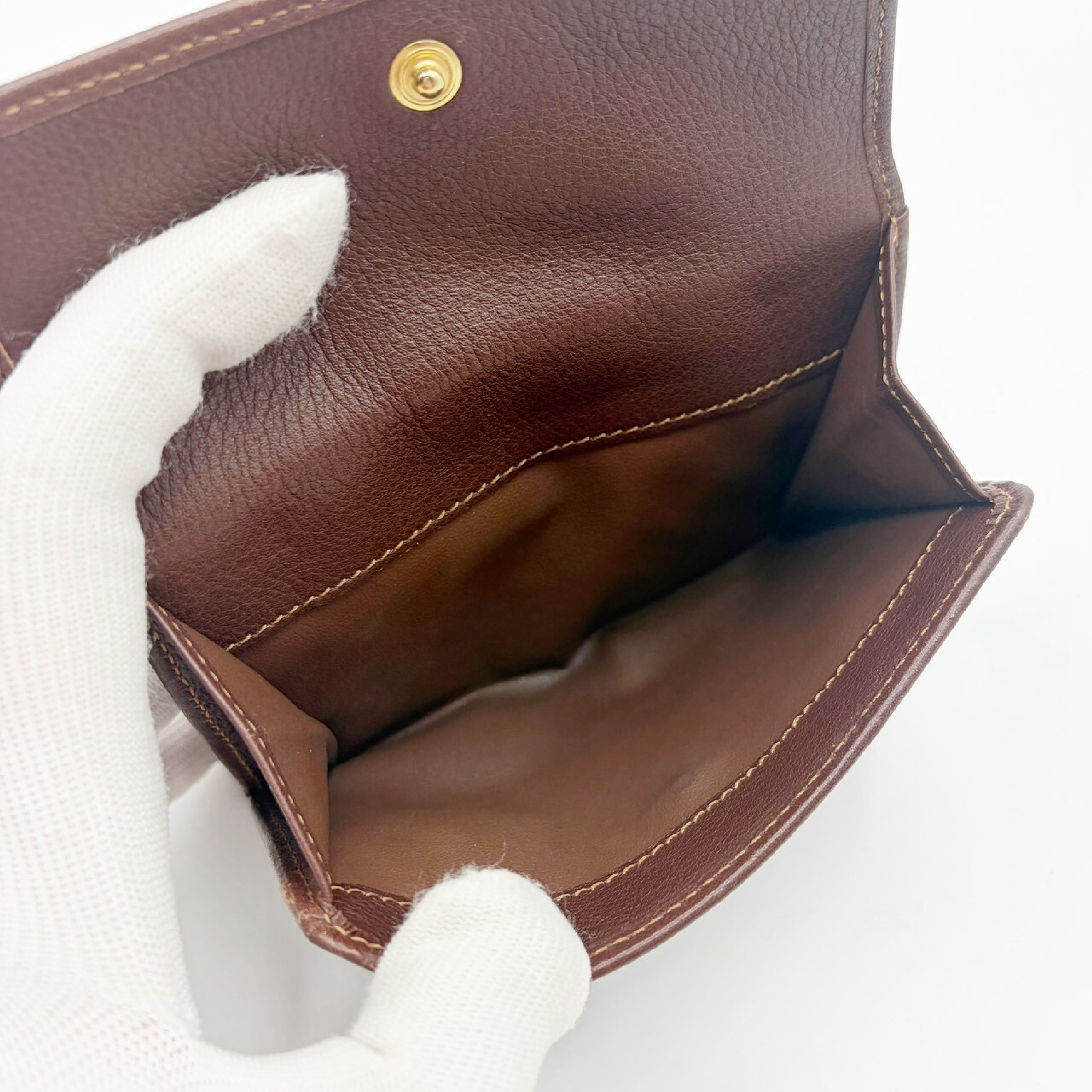 Paris Macadam Compact Wallet Denim Wallet — view 8