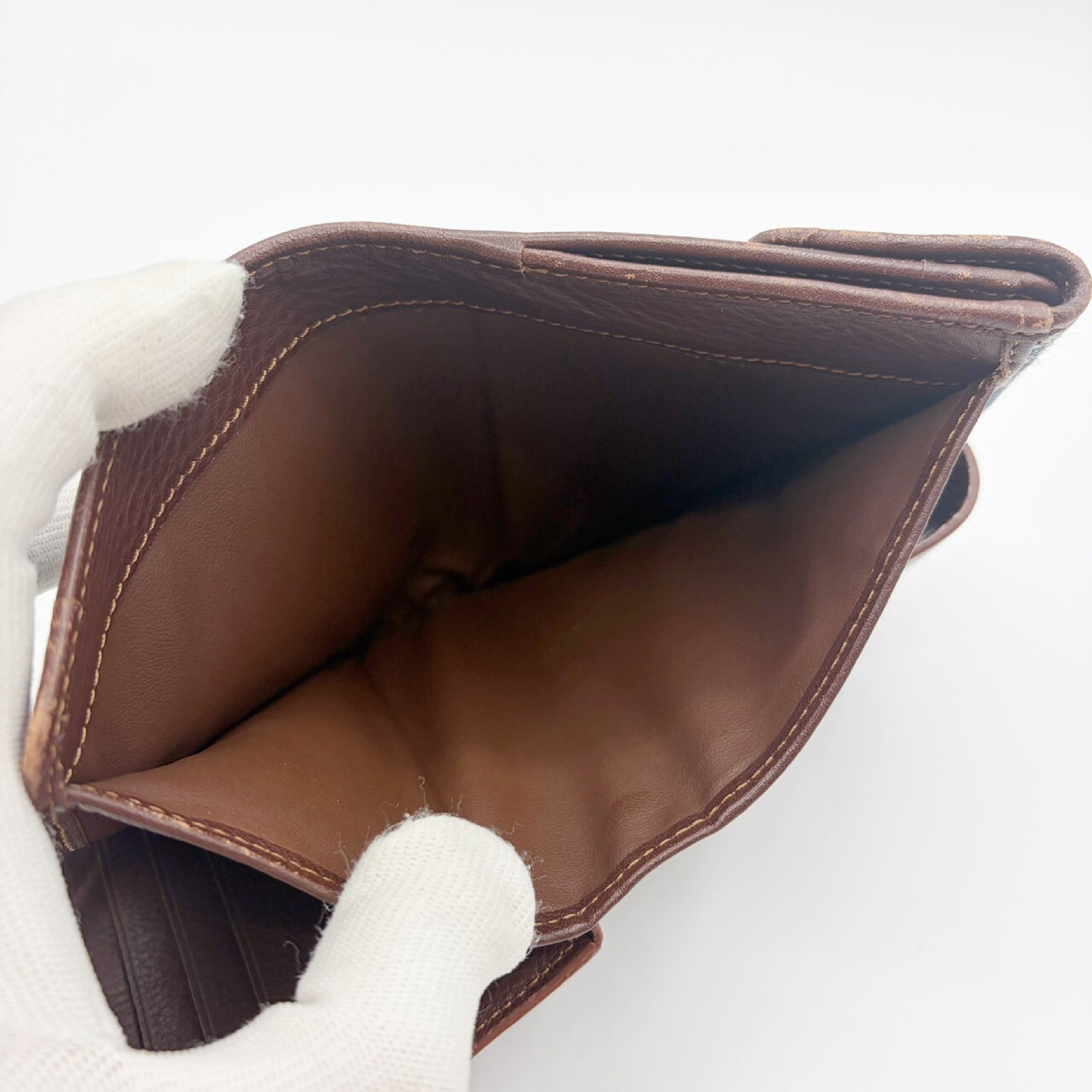 Paris Macadam Compact Wallet Denim Wallet — view 9