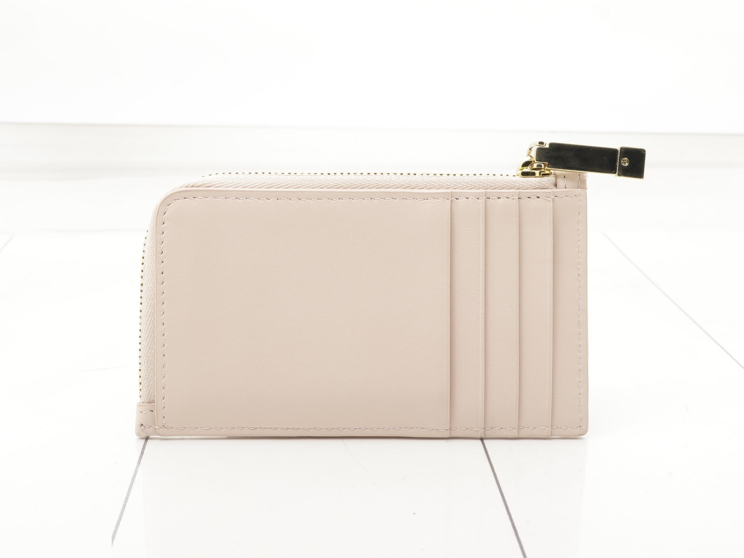 Lady Dior Coin Card Case, Pink — view 2