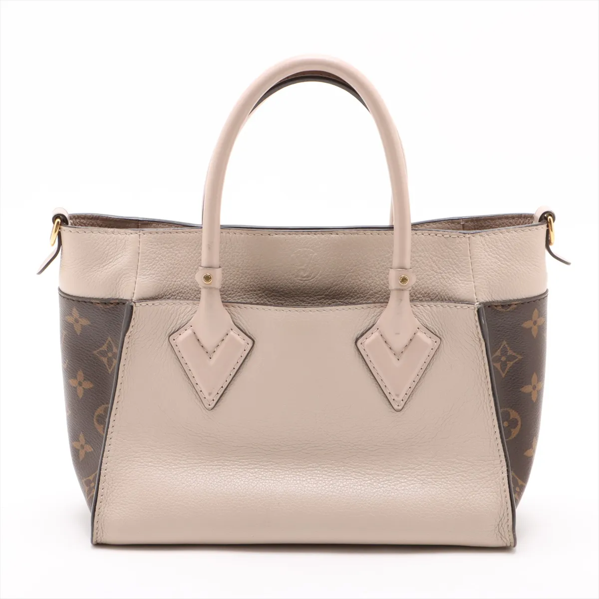 Monogram On My Side PM M57729 Beige x Brown RFID reaction available — view 2