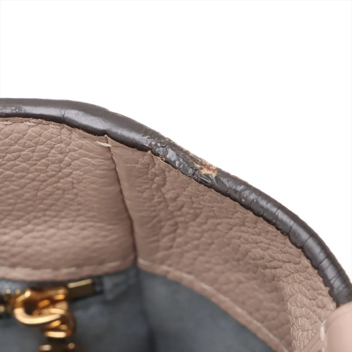 Monogram On My Side PM M57729 Beige x Brown RFID reaction available — view 12