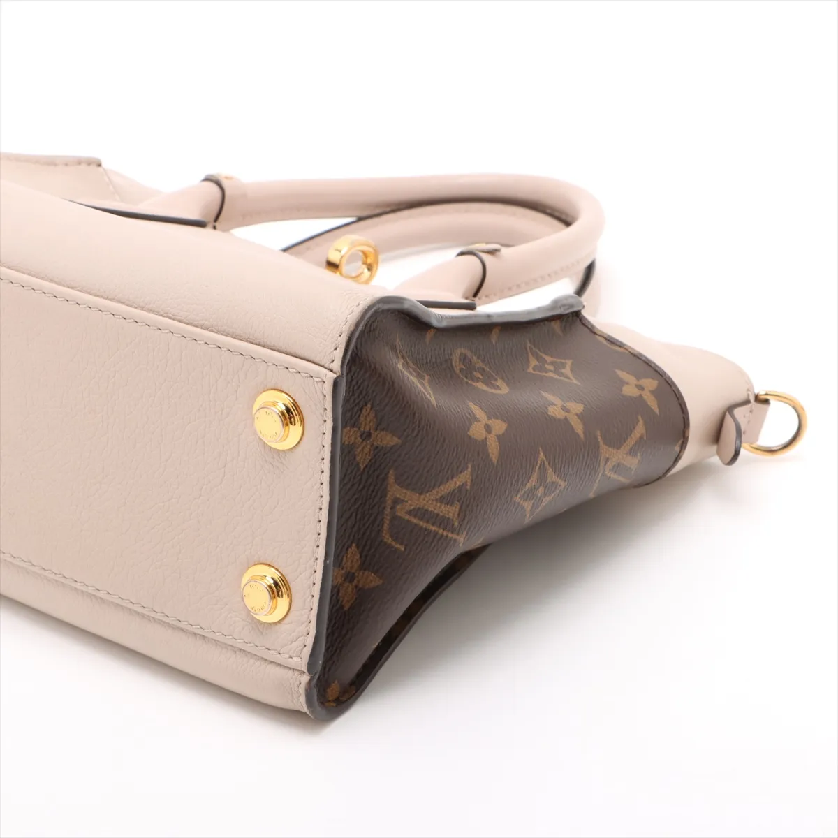 Monogram On My Side PM M57729 Beige x Brown RFID reaction available — view 3