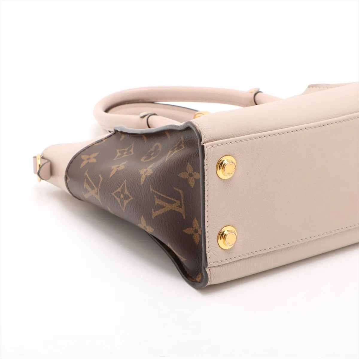 Monogram On My Side PM M57729 Beige x Brown RFID reaction available — view 4