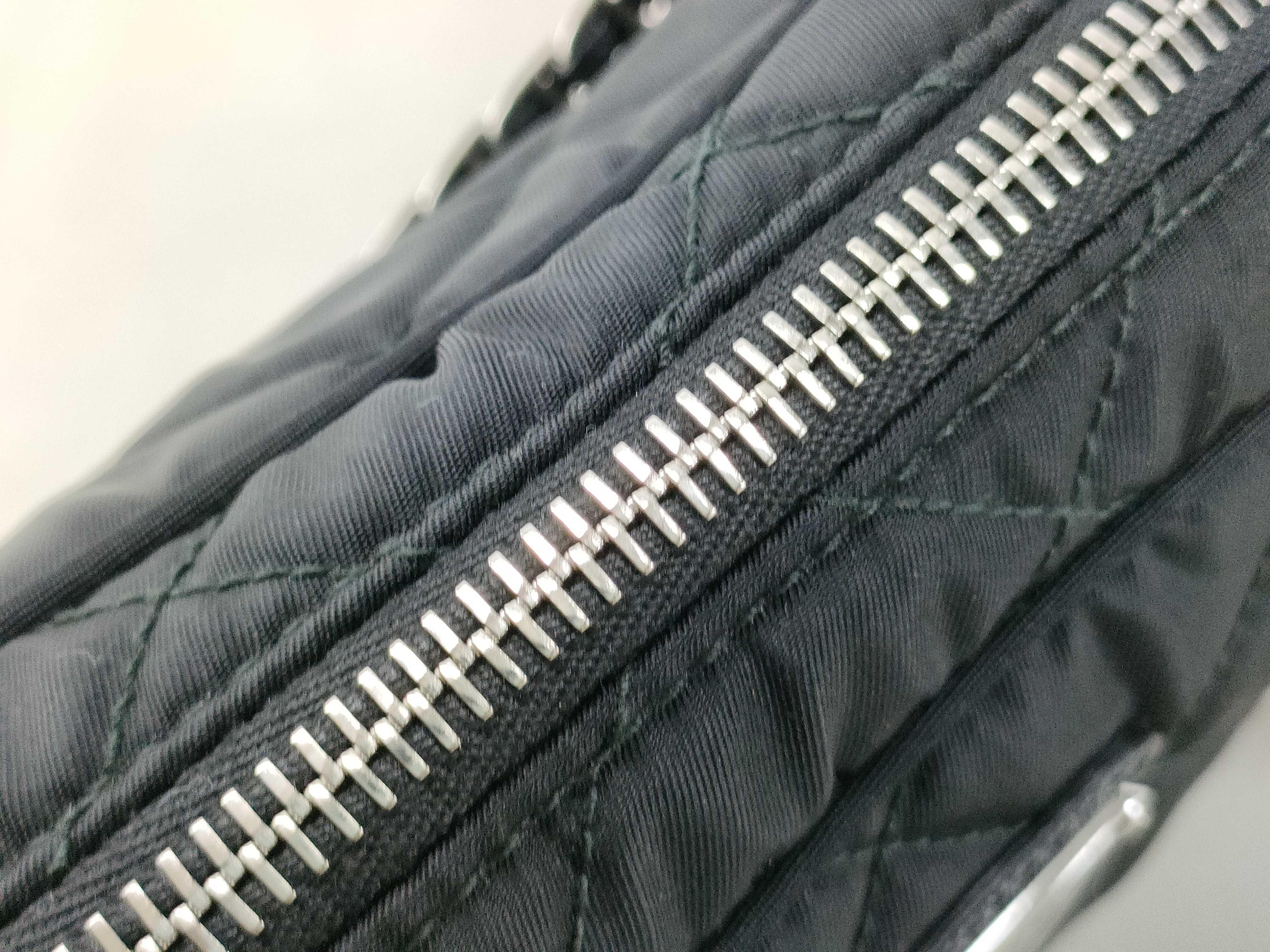 Tessuto Quilted 2-Way Handbag, Black, 1BH910 — view 9