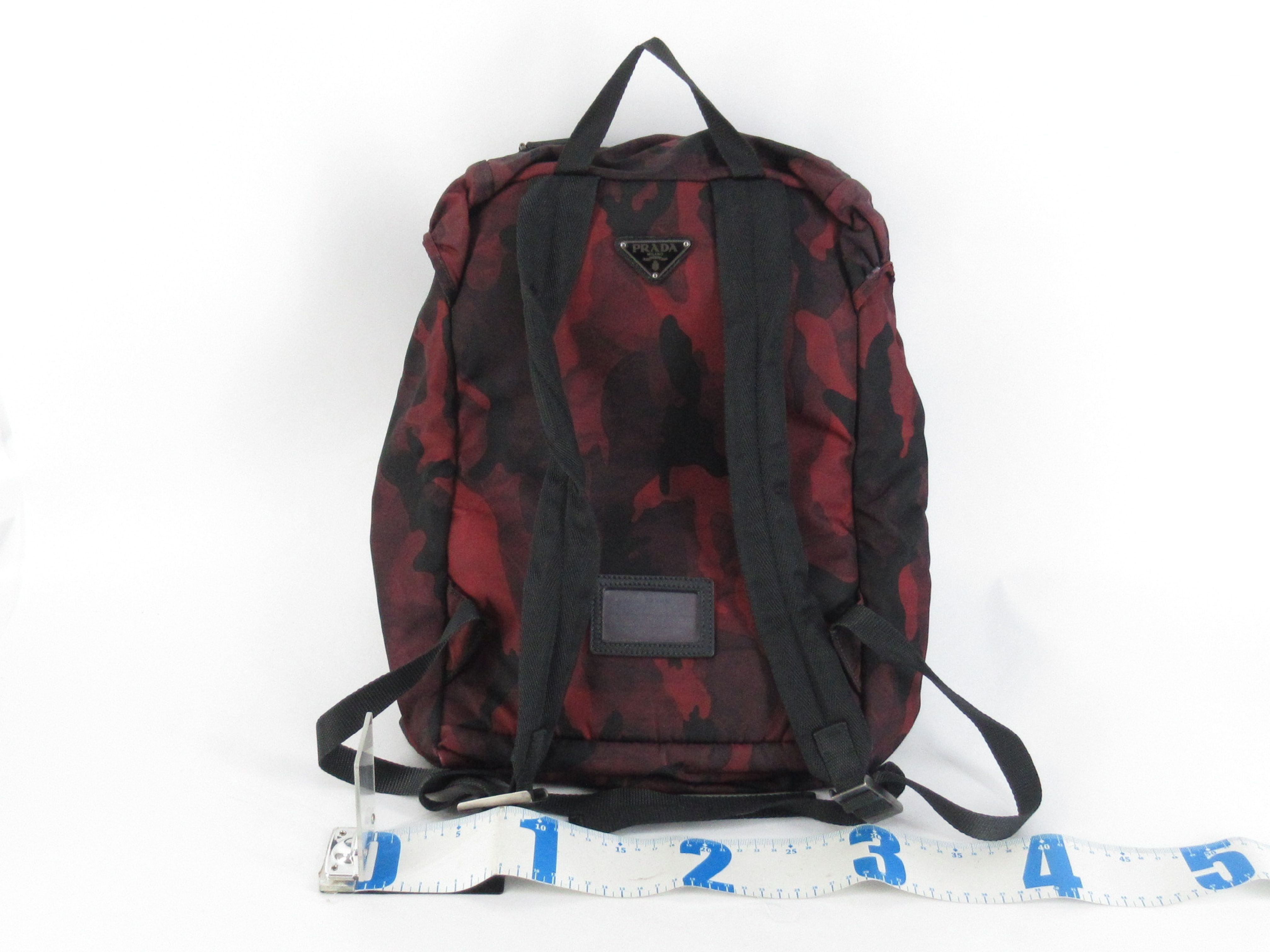nylon backpack with white tag. — view 2
