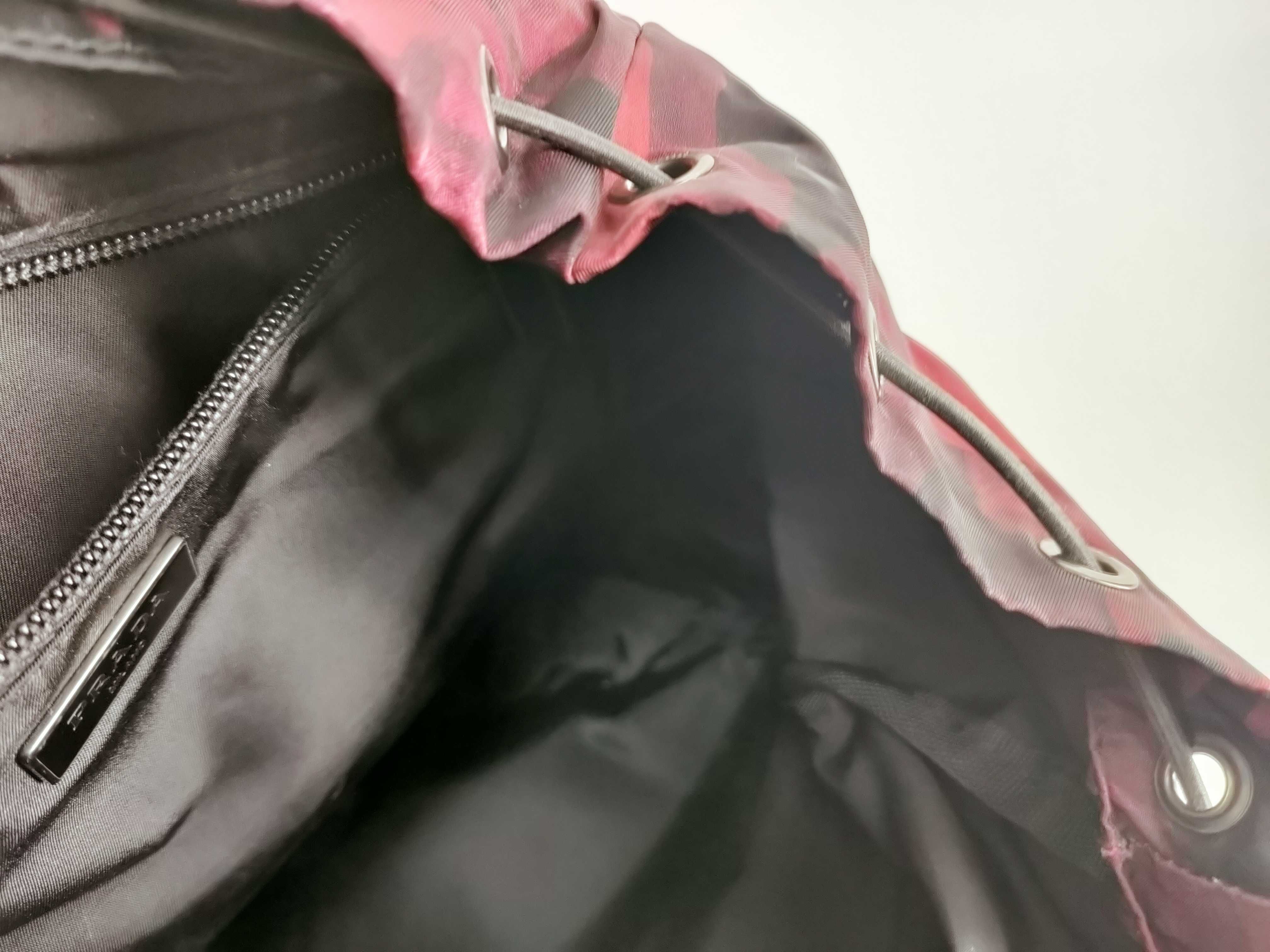 nylon backpack with white tag. — view 15