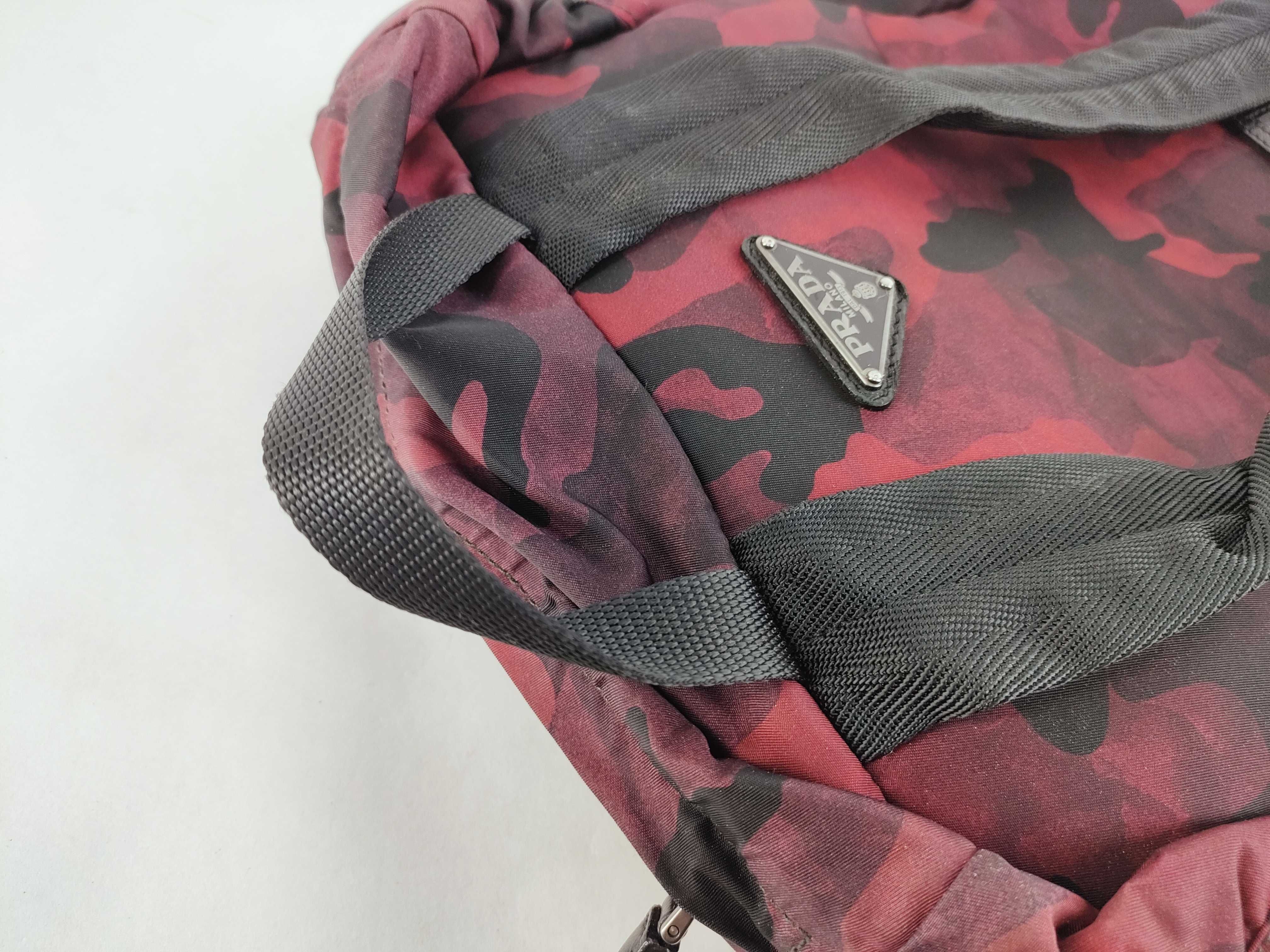 nylon backpack with white tag. — view 4