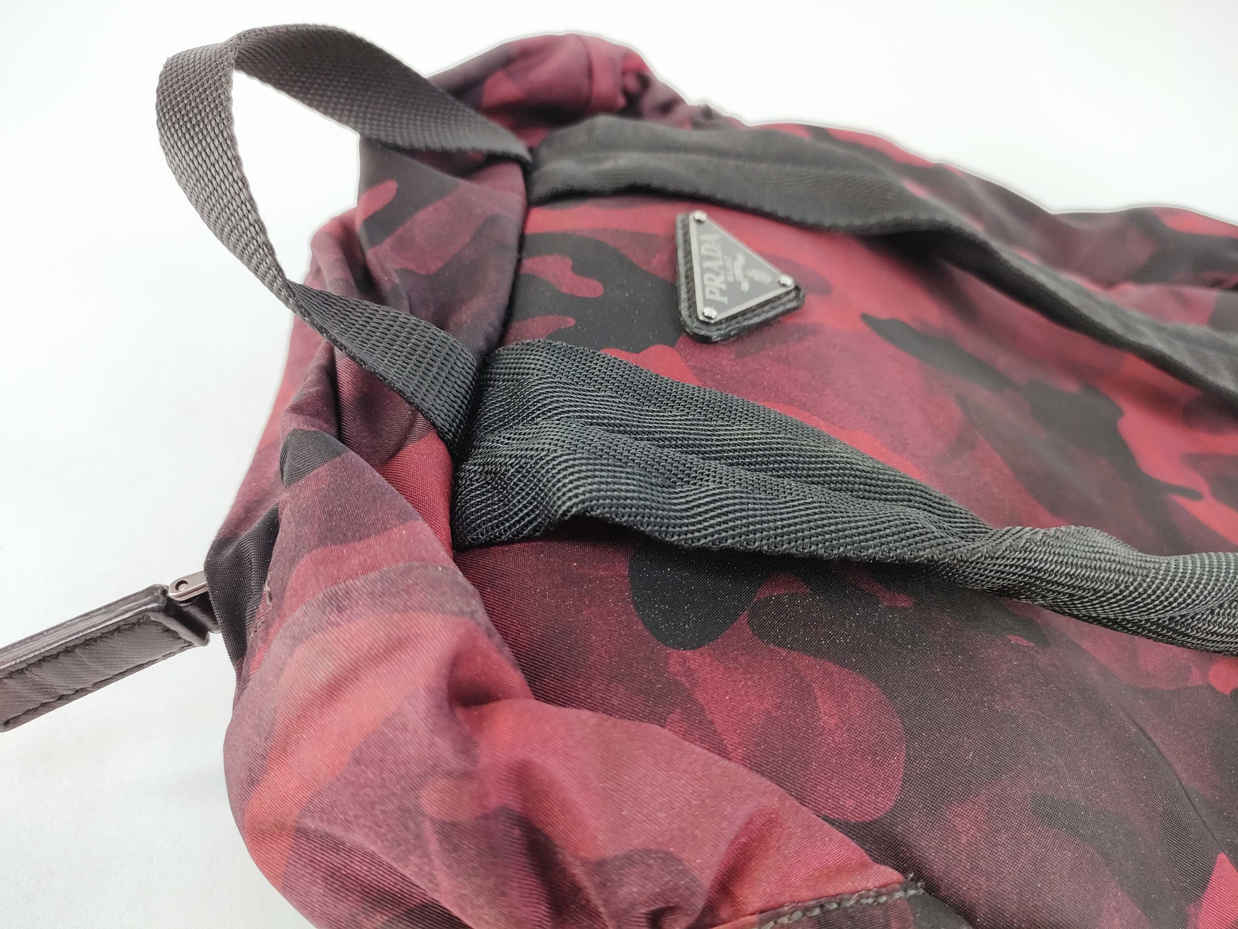 nylon backpack with white tag. — view 5