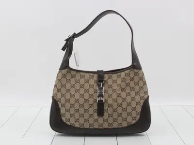 GG Canvas Jackie Handbag One Shoulder