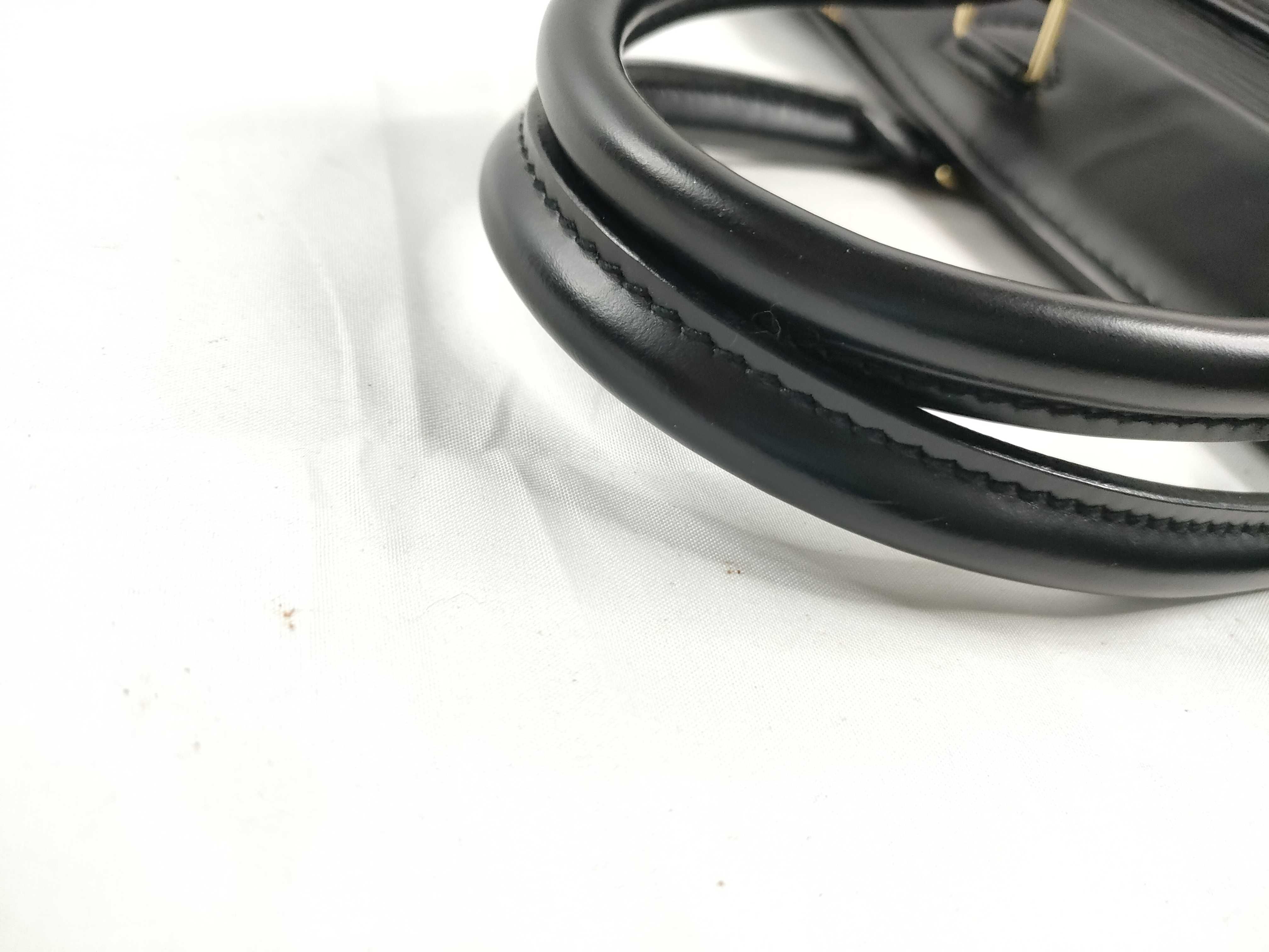 Epi Leather Riviera Black Handbag — view 7