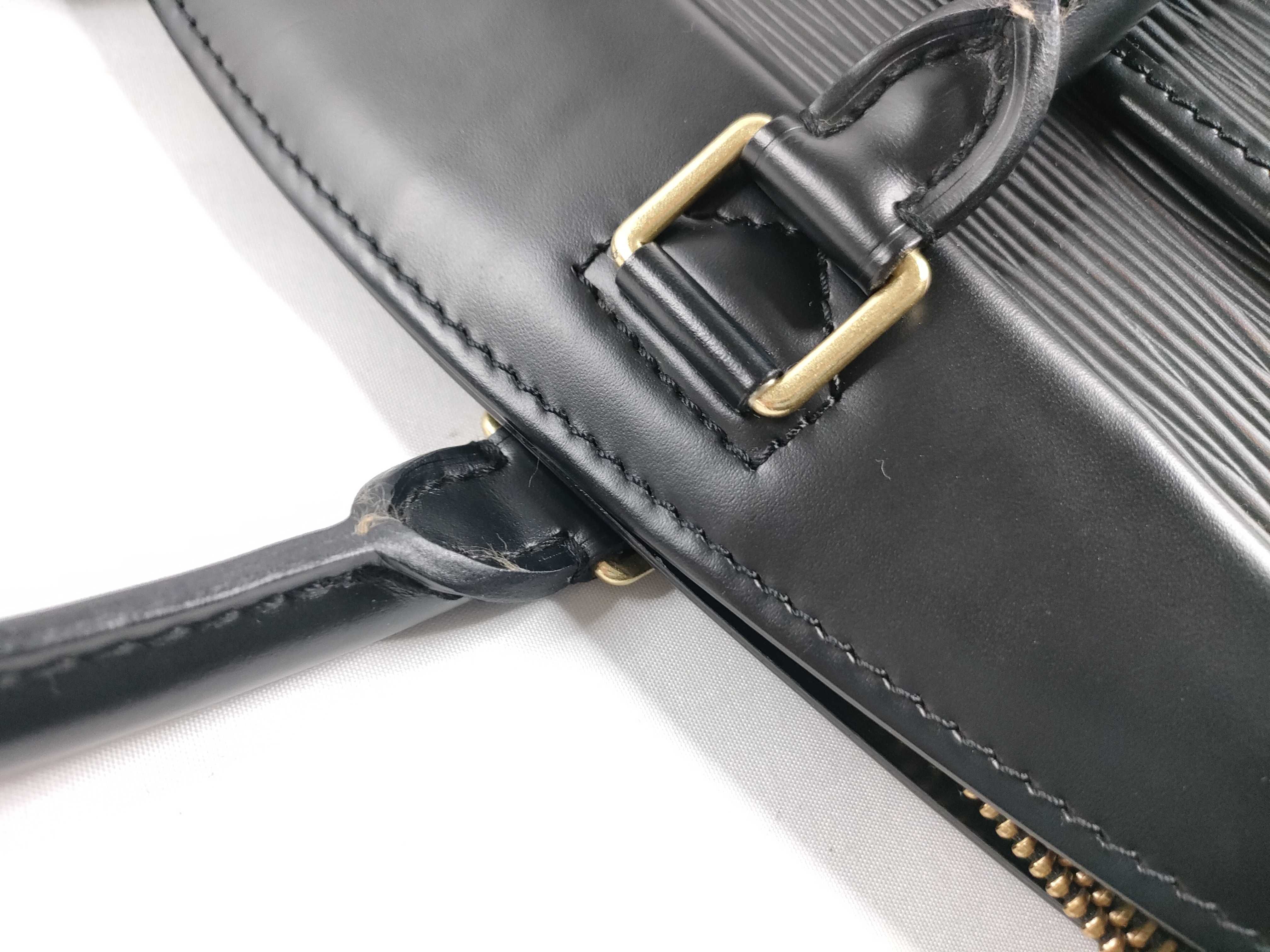 Epi Leather Riviera Black Handbag — view 8