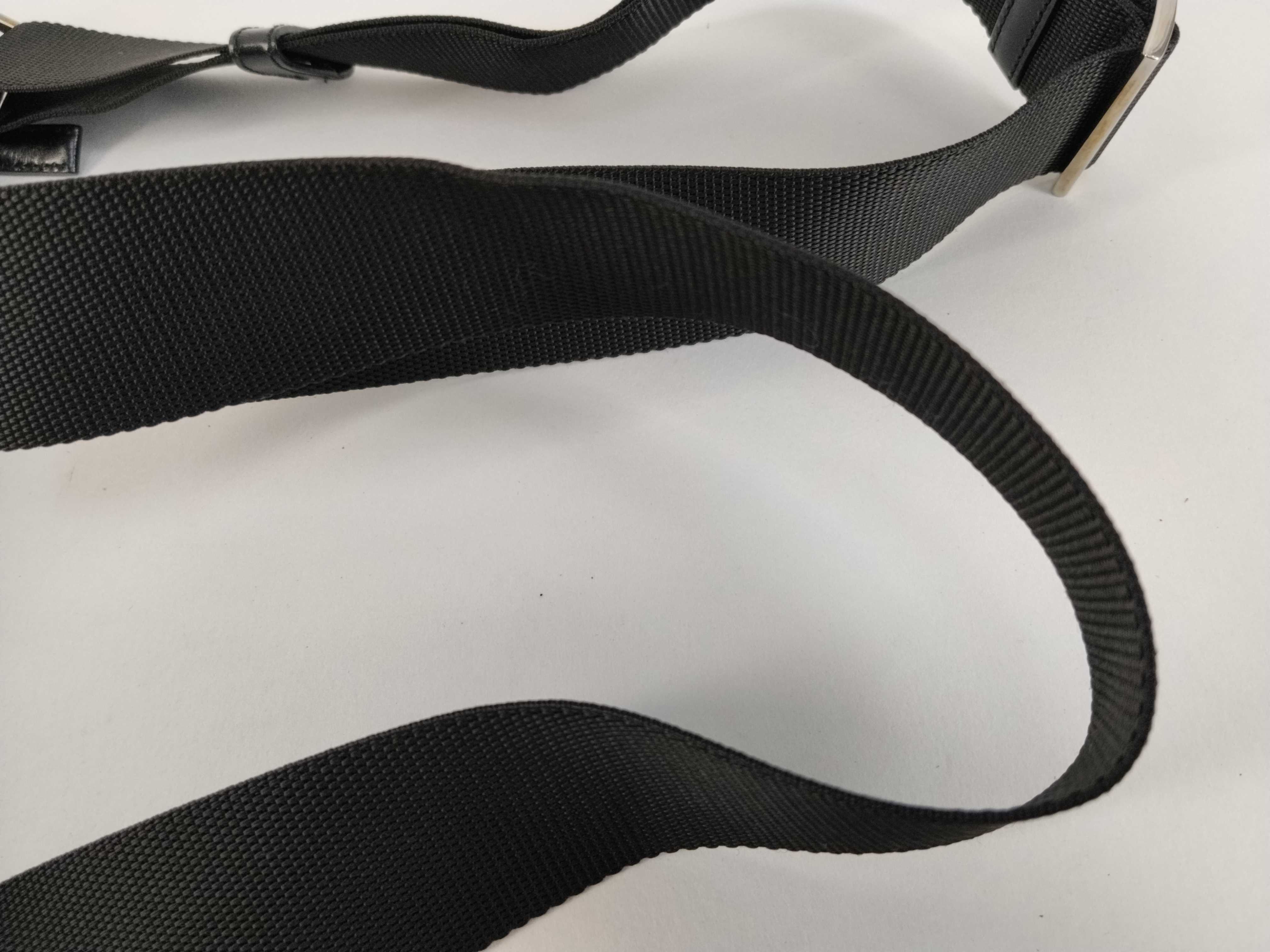 Nylon Shoulder Bag, Black Nylon Shoulder Bag — view 3