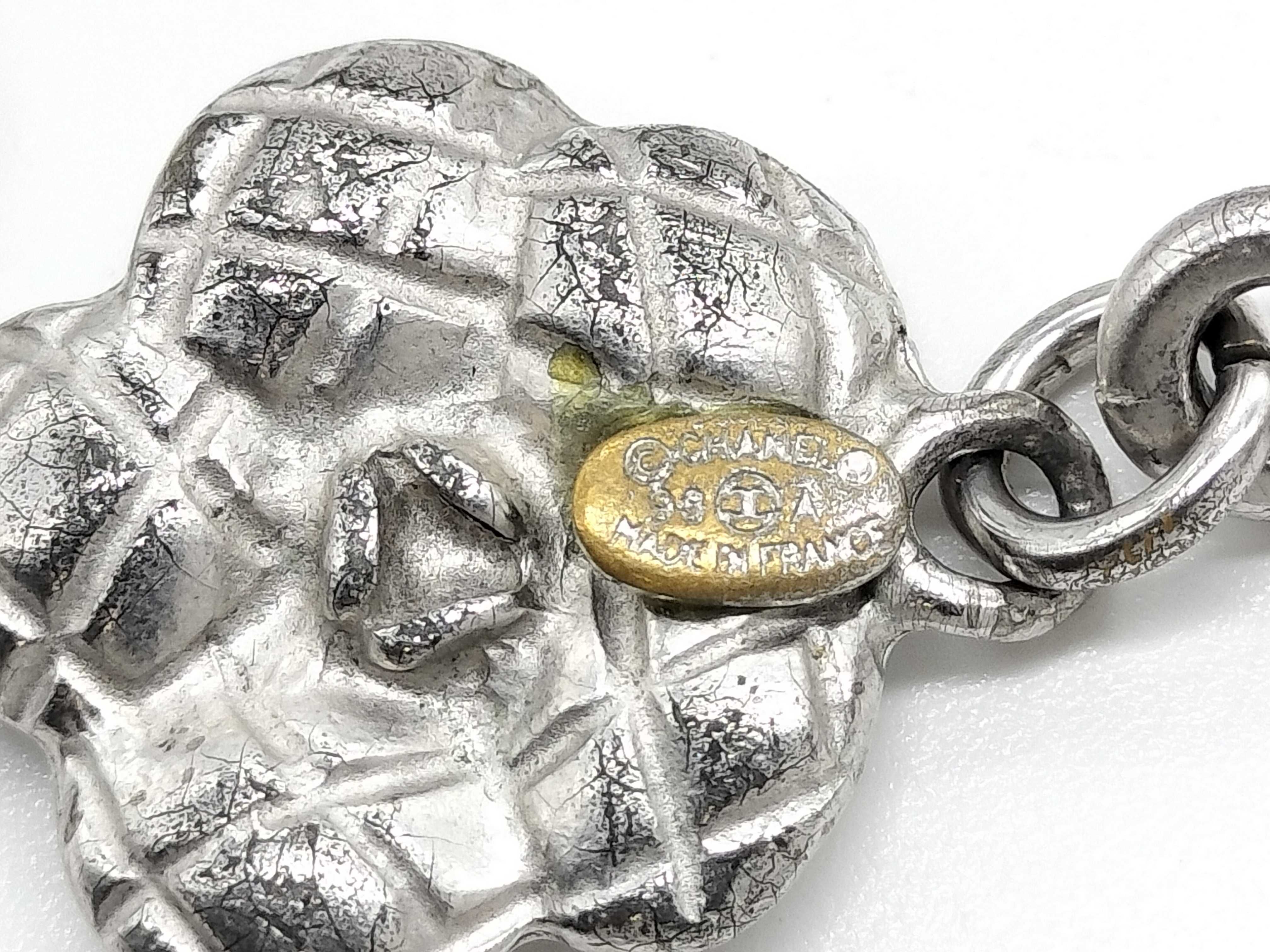 Camellia Bracelet, Camellia 98A Silver Color Bracelet/Bangle — view 4