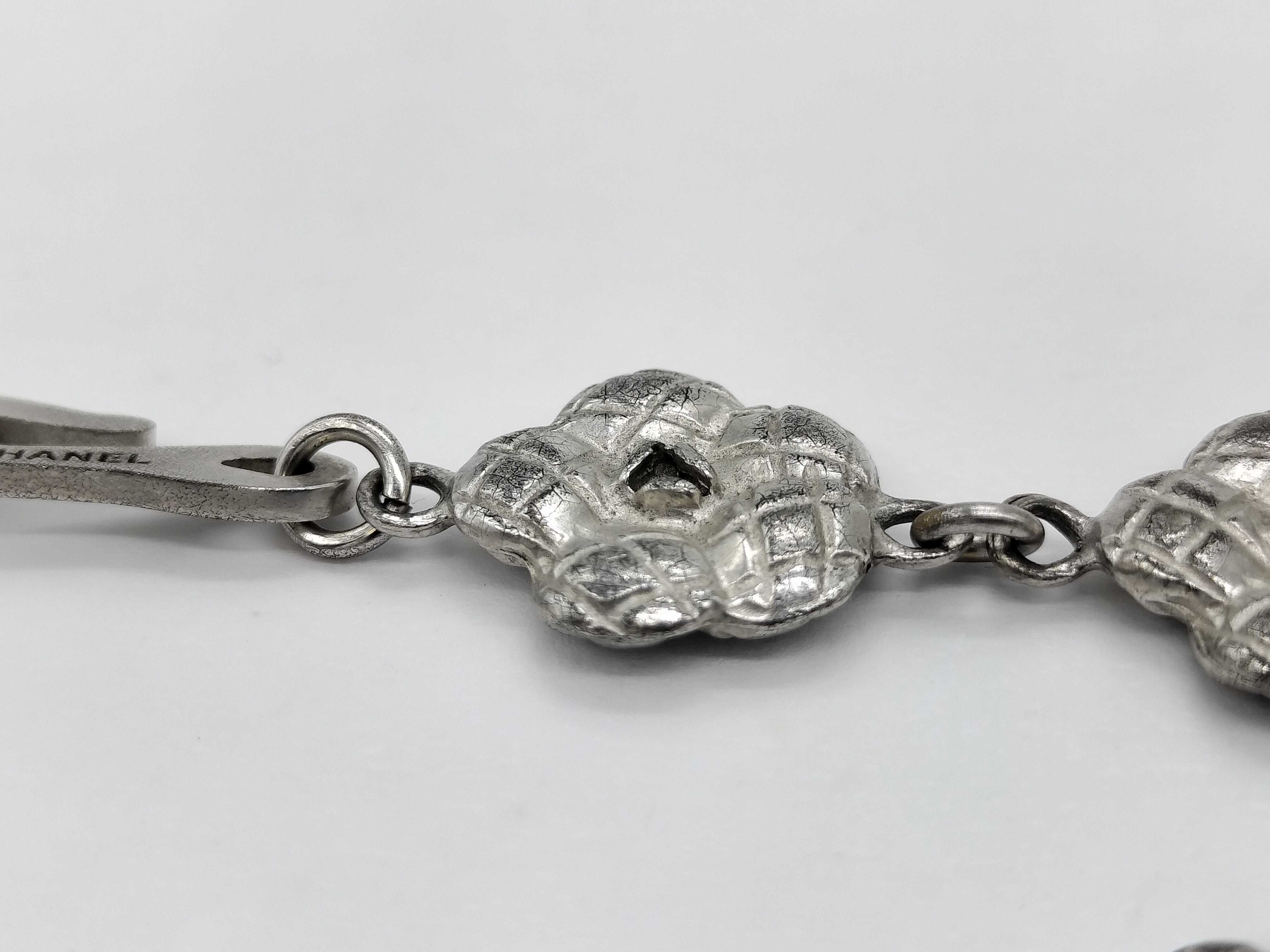 Camellia Bracelet, Camellia 98A Silver Color Bracelet/Bangle — view 5