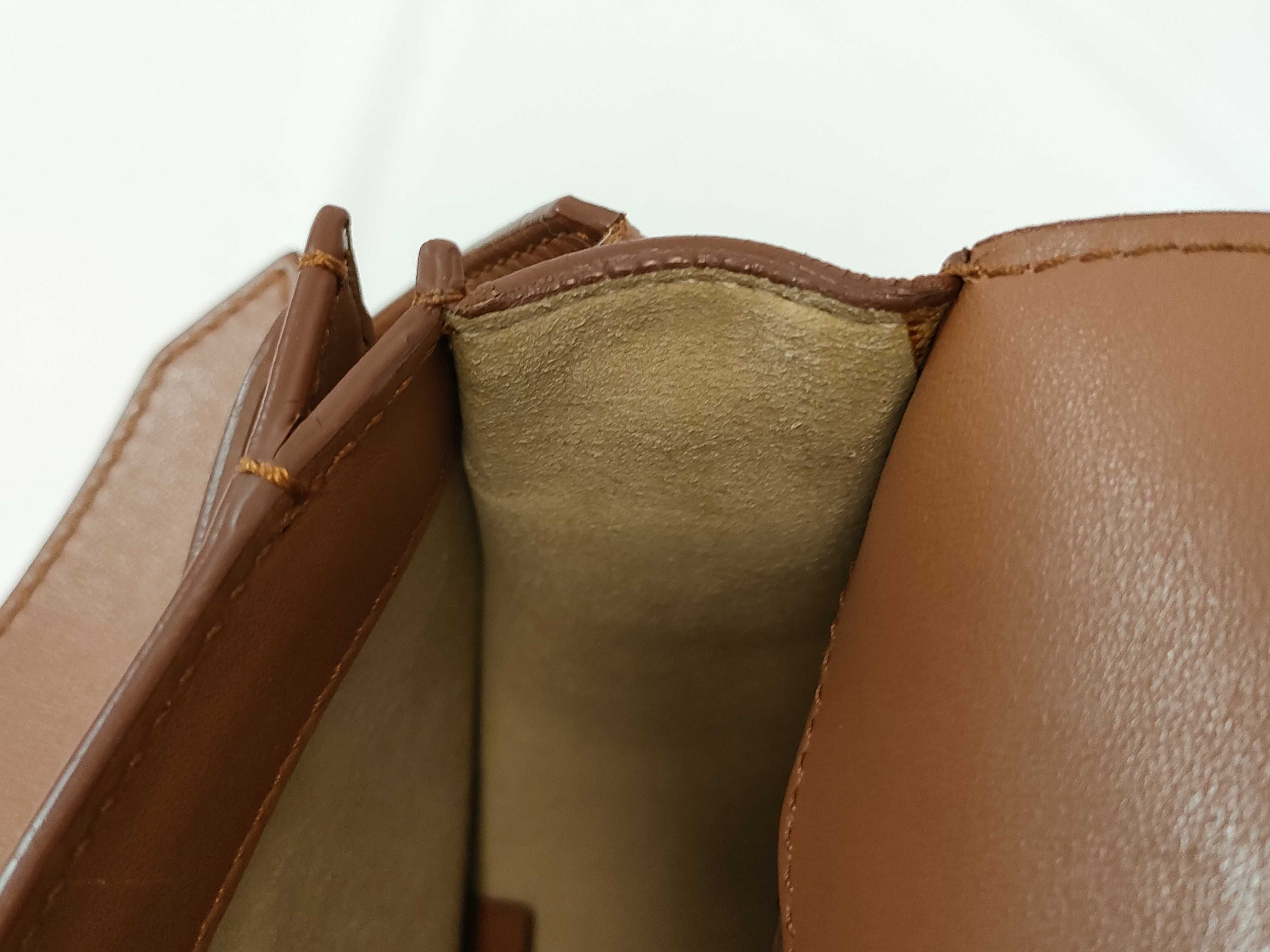 SG- Infinity Saddle Leather Shoulder Bag Brown — view 13
