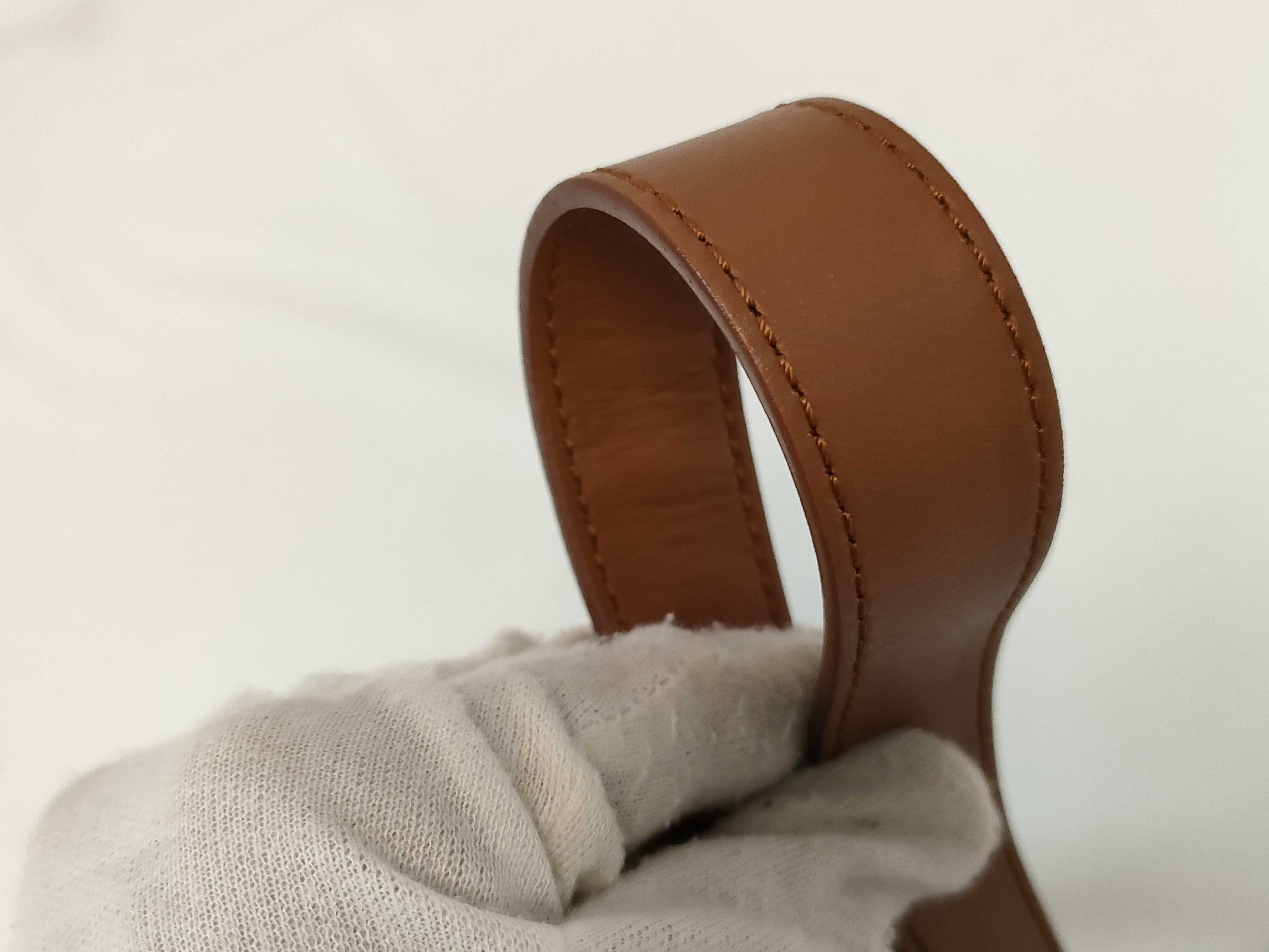 SG- Infinity Saddle Leather Shoulder Bag Brown — view 7