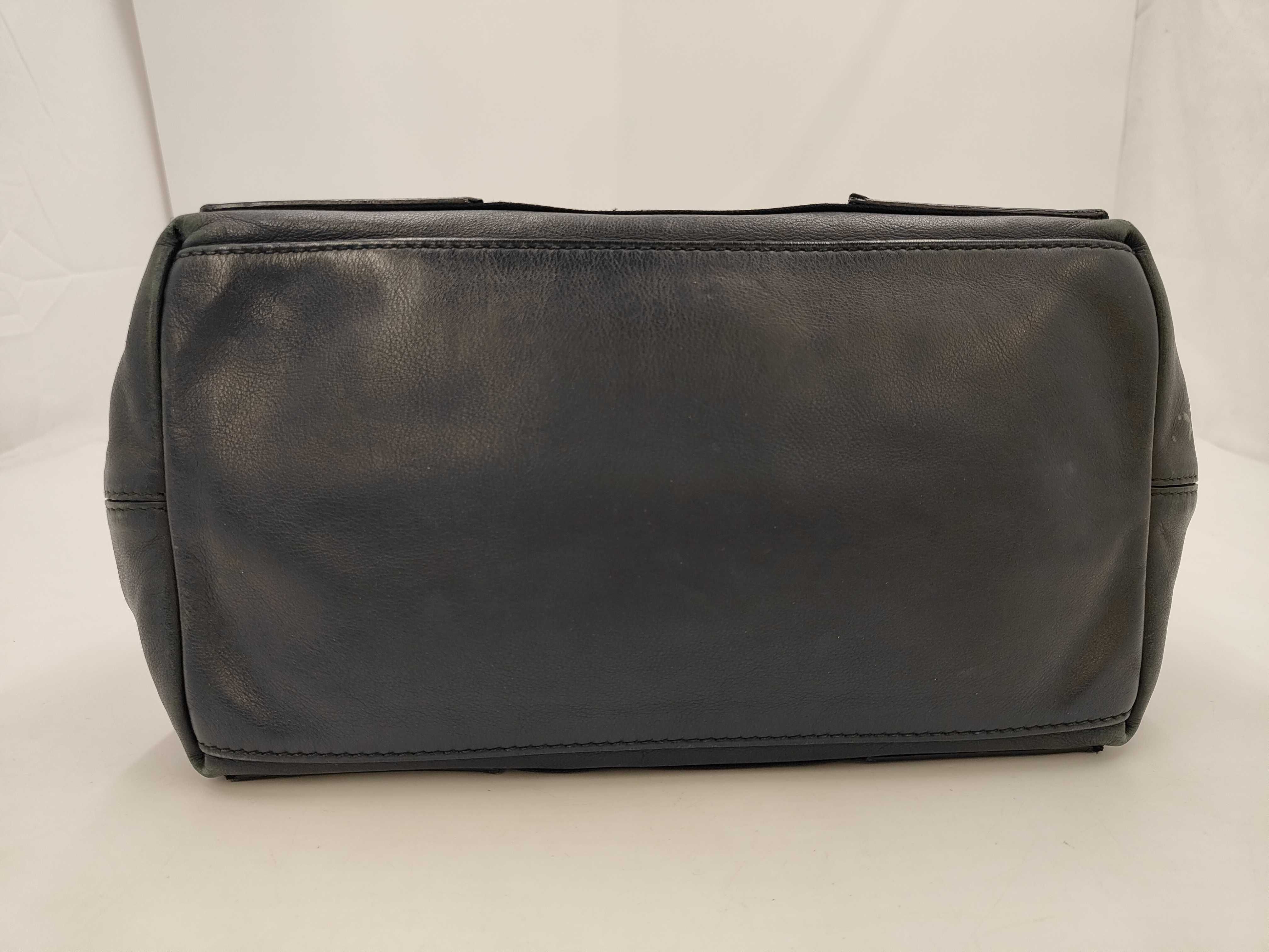 Navy Cabas Handbag 339933 Leather Shoulder Bag — view 3