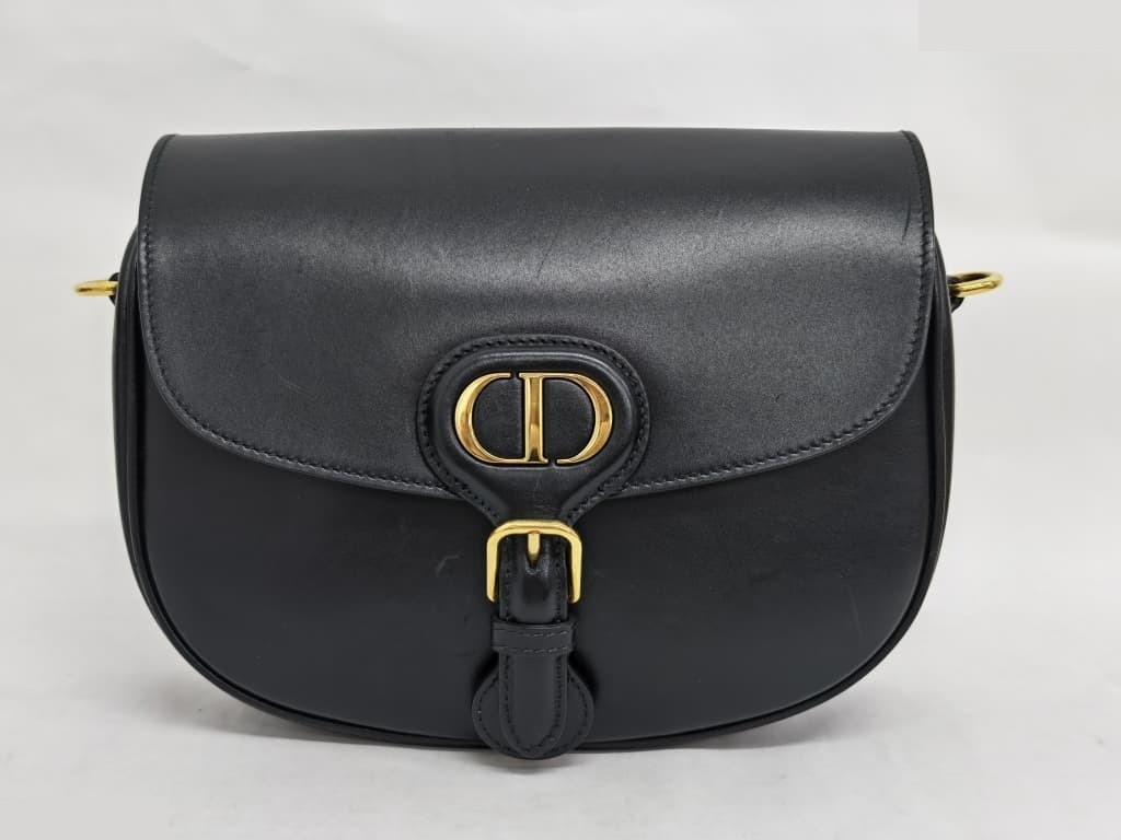BOBBY MEDIUM BLACK LAMBSKIN GHW