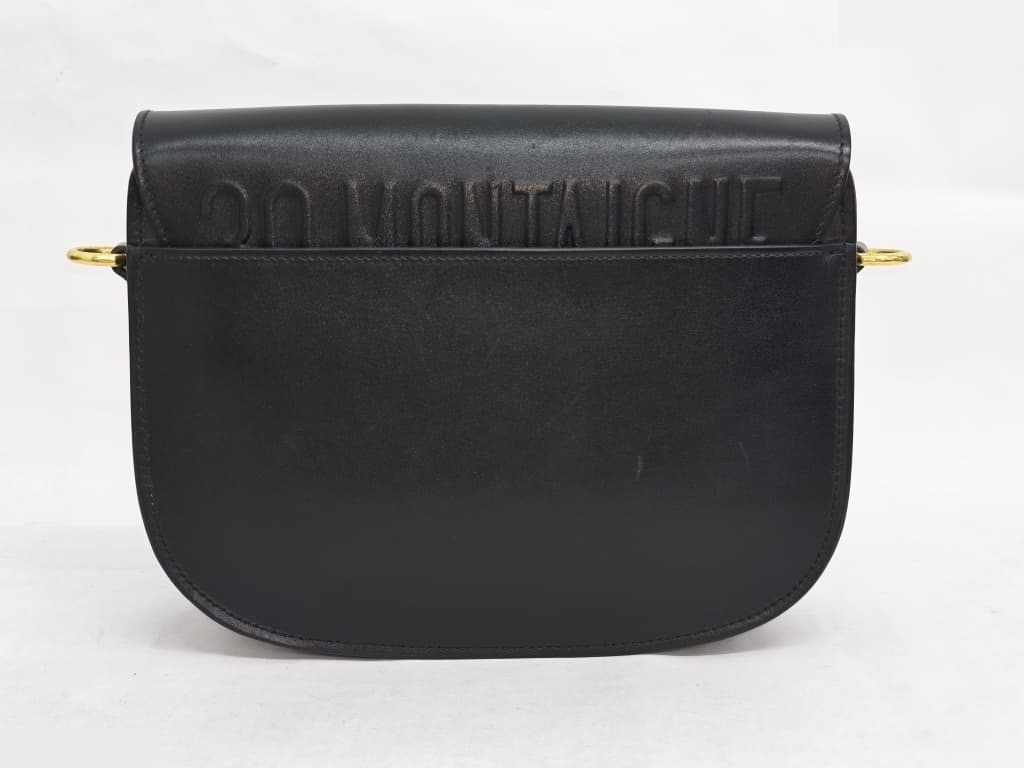 BOBBY MEDIUM BLACK LAMBSKIN GHW — view 2