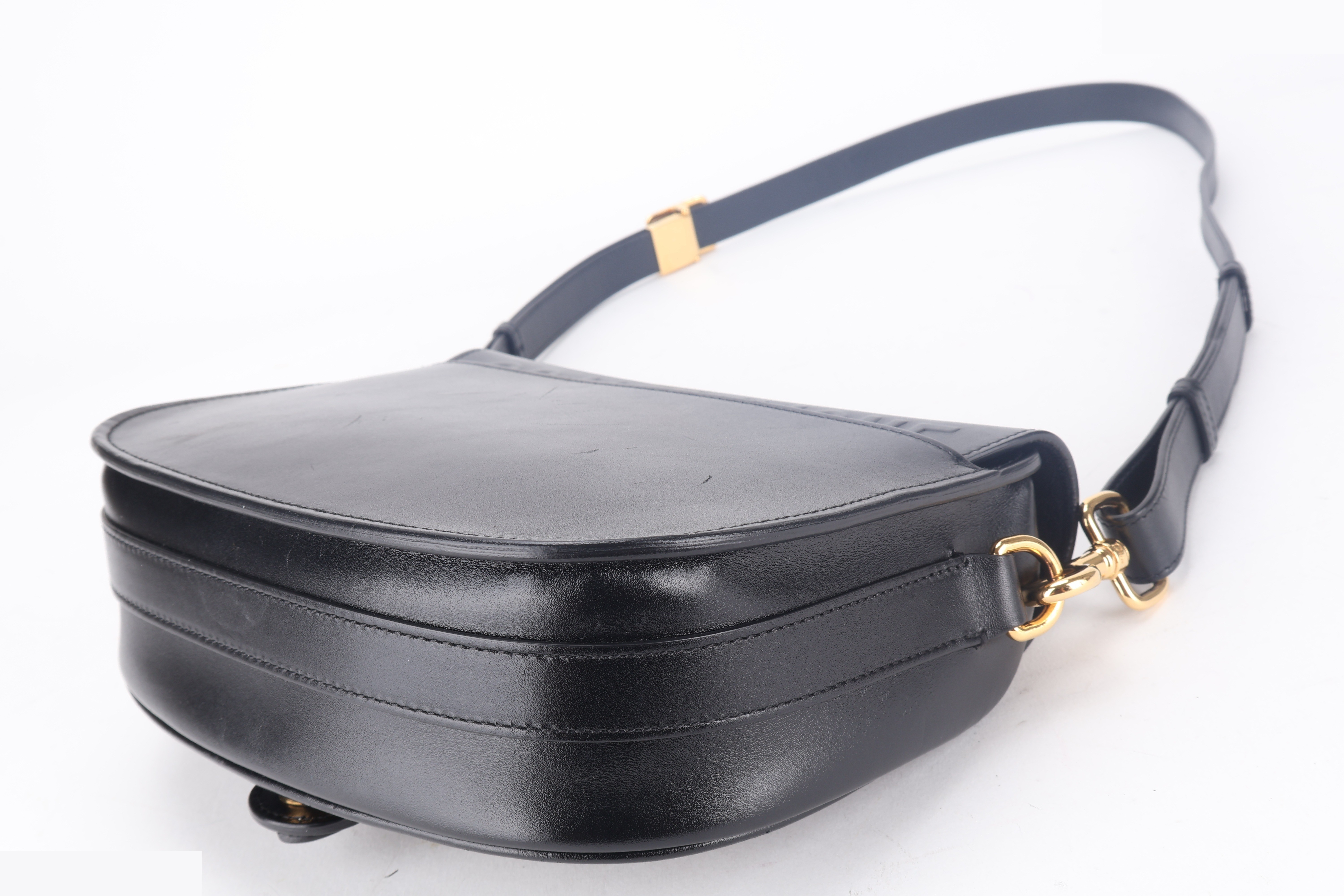 BOBBY MEDIUM BLACK LAMBSKIN GHW — view 5